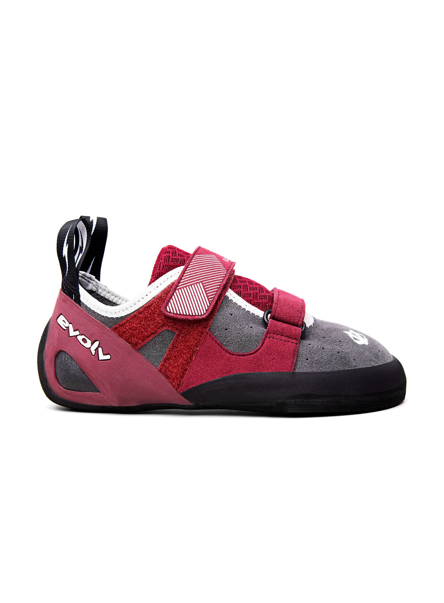 Plezalni čevlji Evolv Elektra - grey/merlot