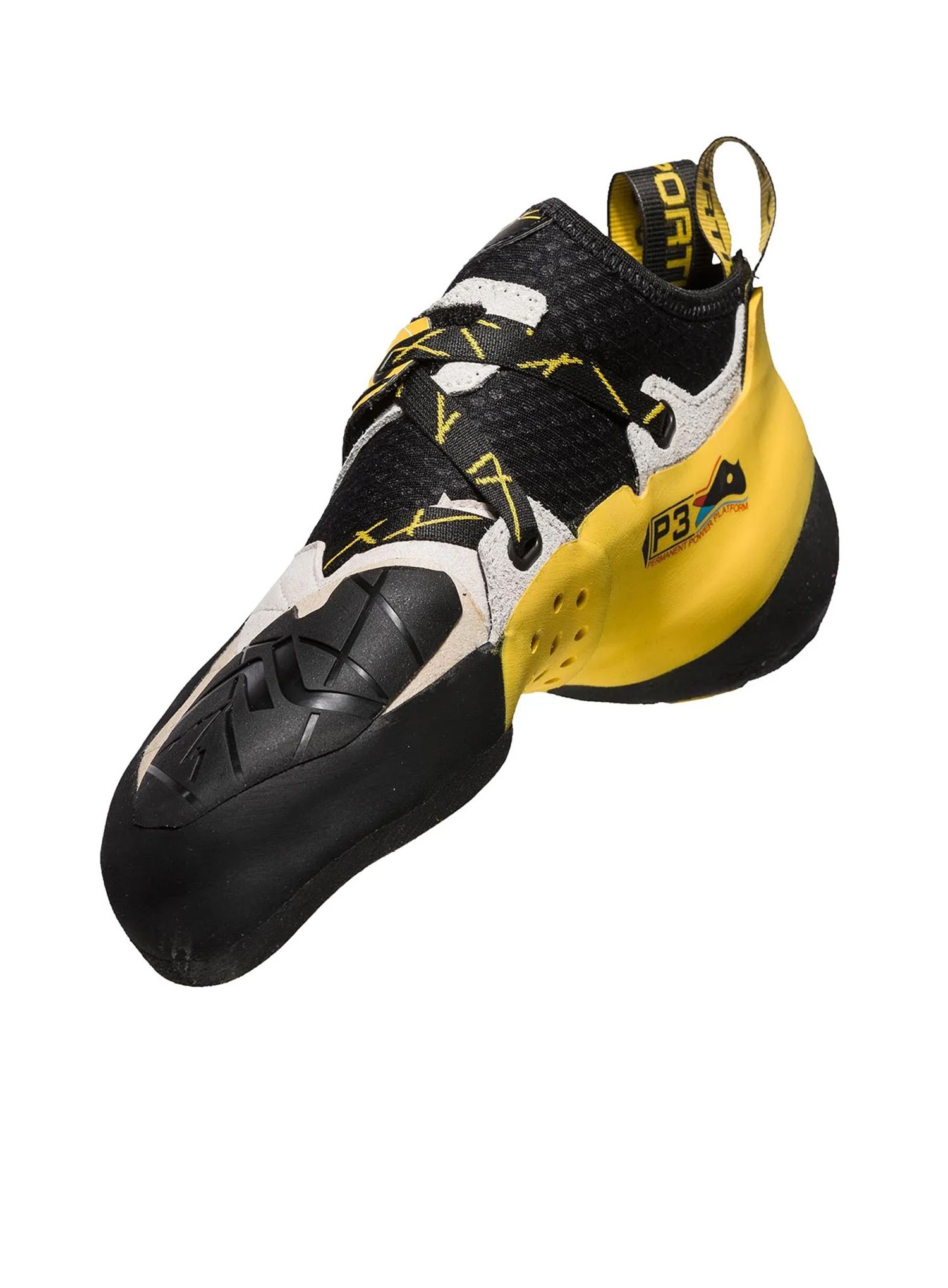 Plezalni čevlji La Sportiva Solution - white/yellow