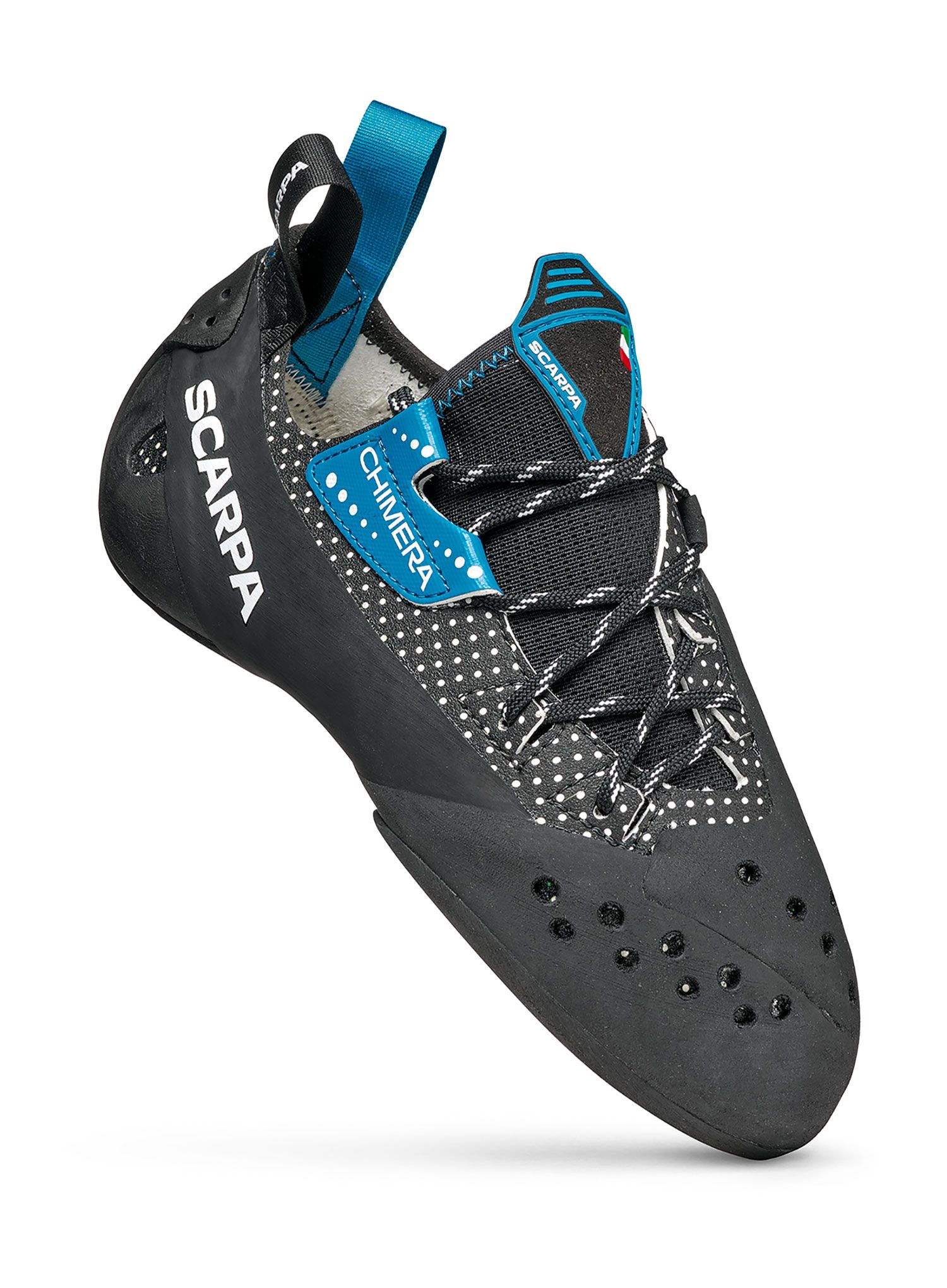 Plezalni čevlji Scarpa Chimera - black/white/azure