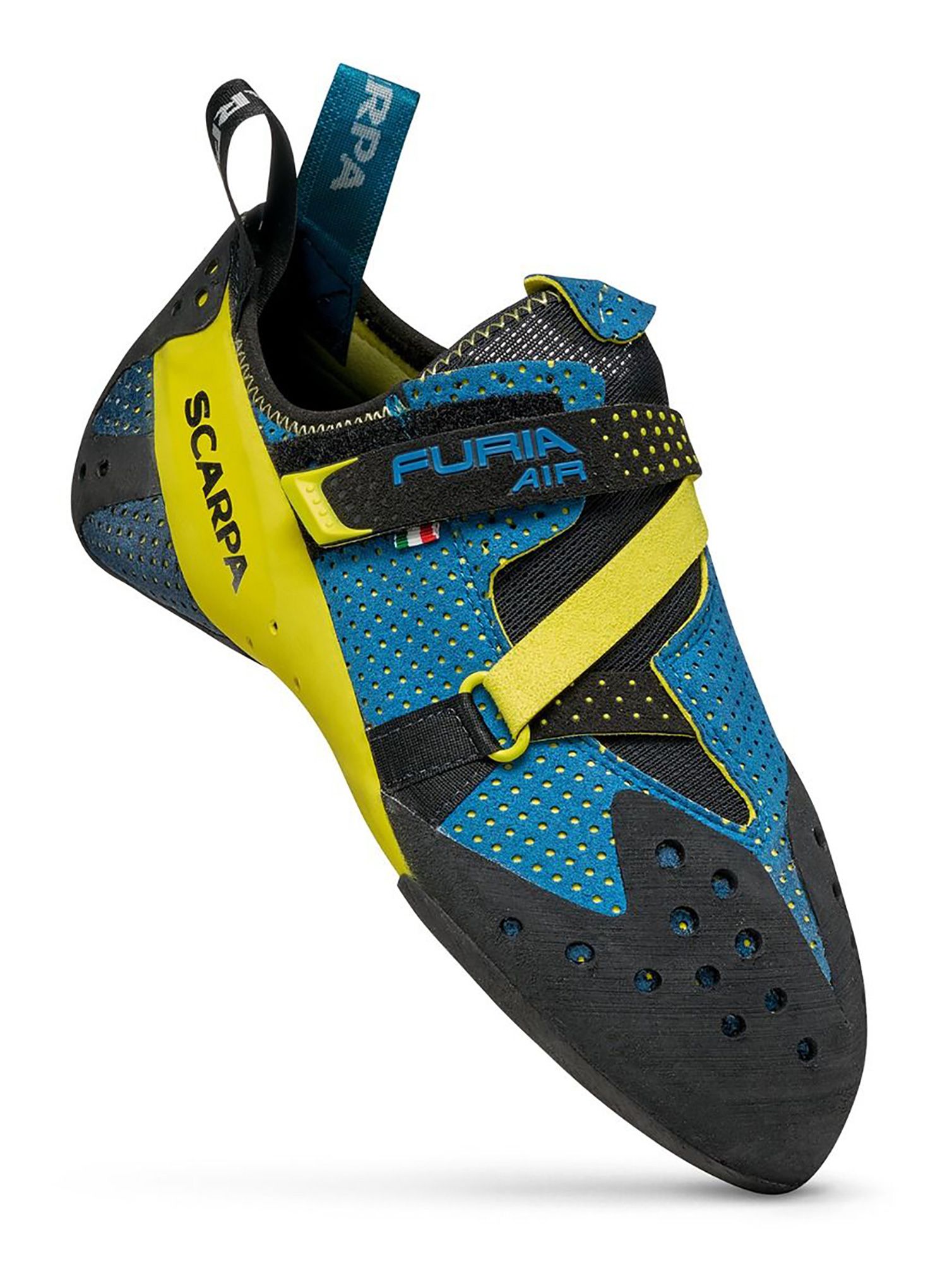 Plezalni čevlji Scarpa Furia Air - baltic blue/yellow