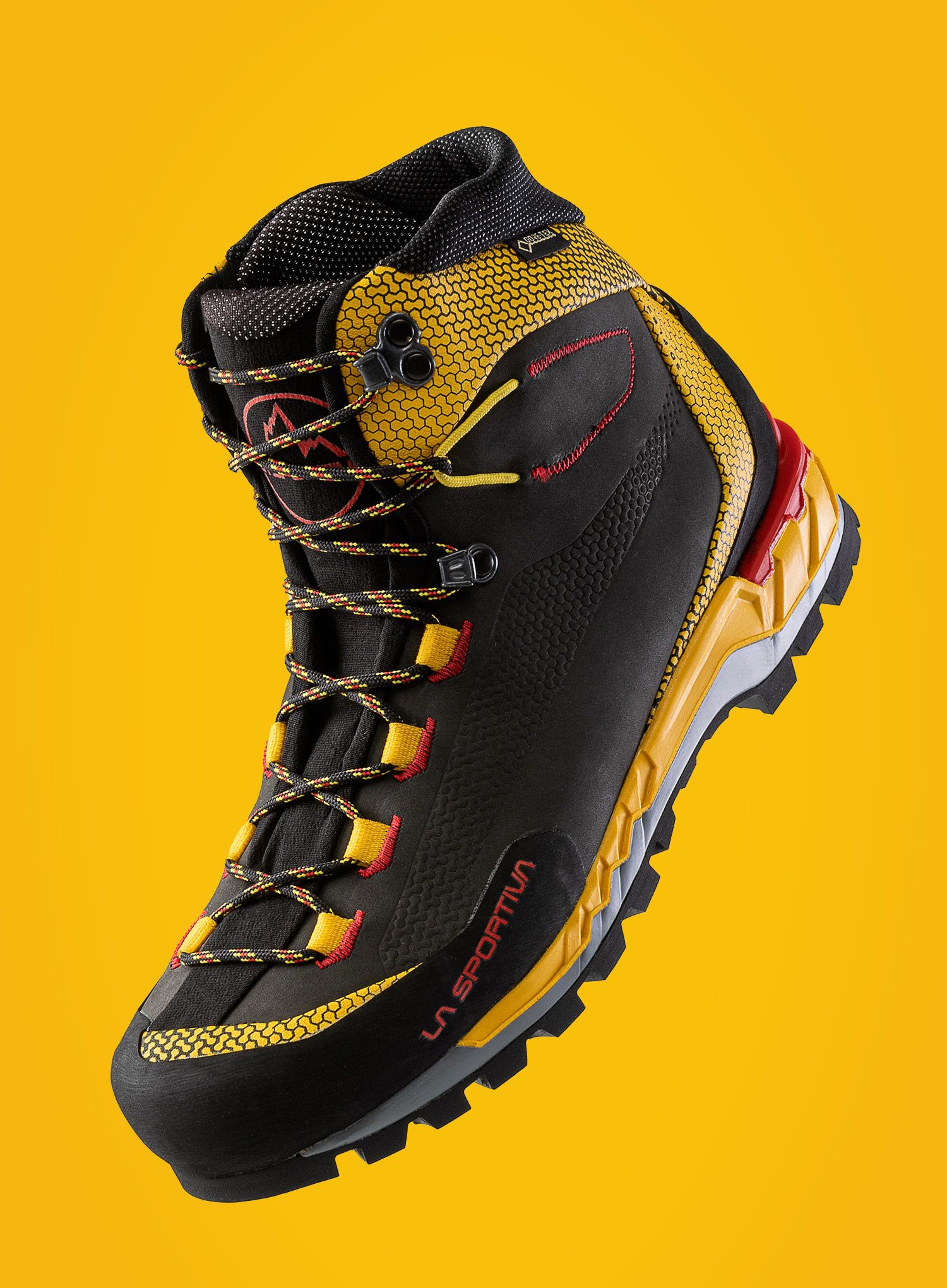 Moški planinski čevlji La Sportiva Trango Tech Leather GTX - black/yellow