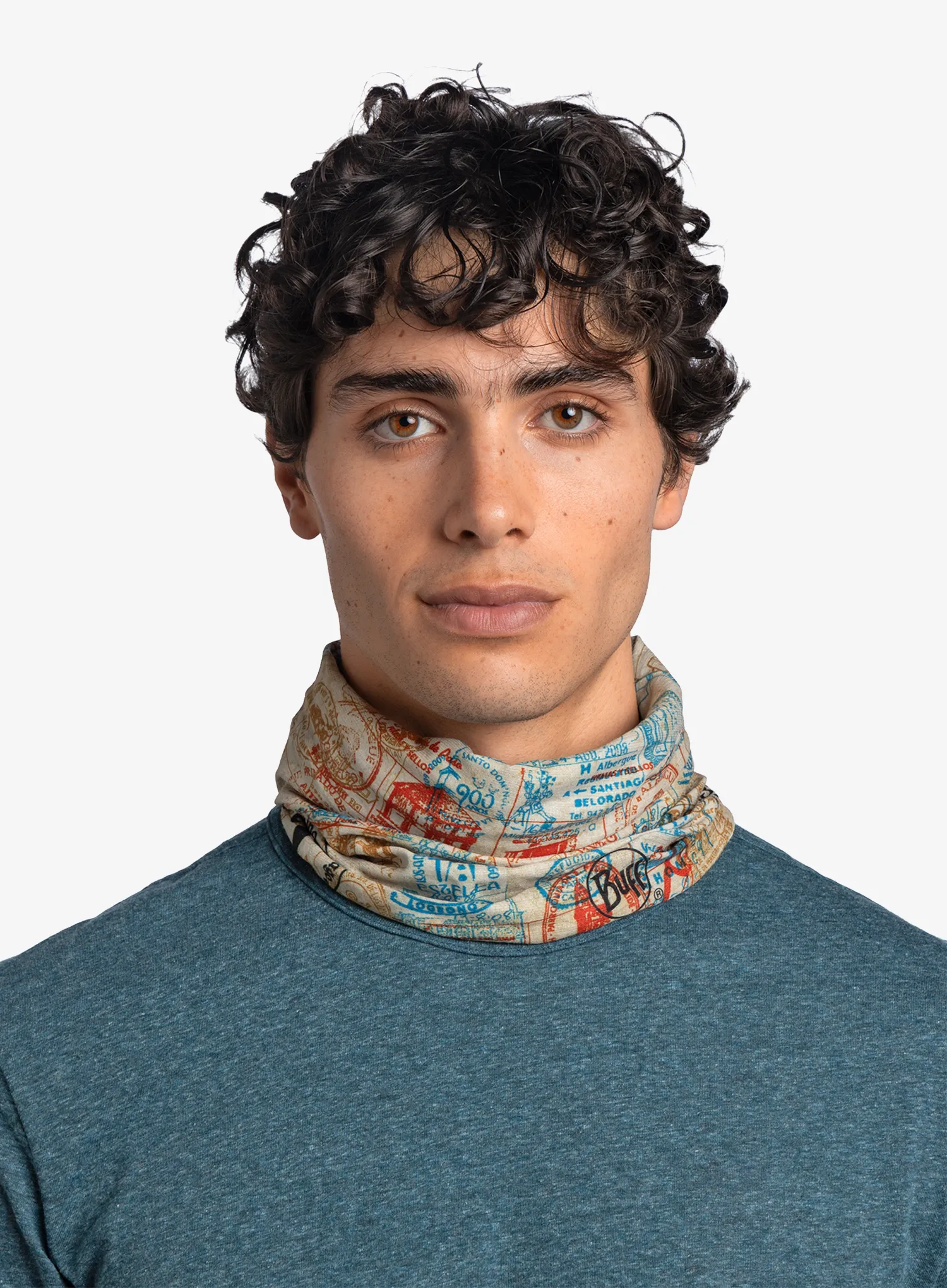 Večnamenska ruta Buff CoolNet UV+ Camino de Santiago - credencial multi