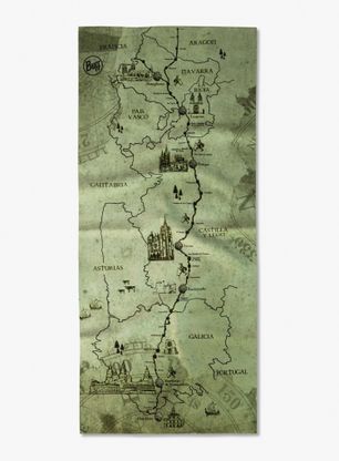 Večnamenska ruta Buff CoolNet UV - camino frances