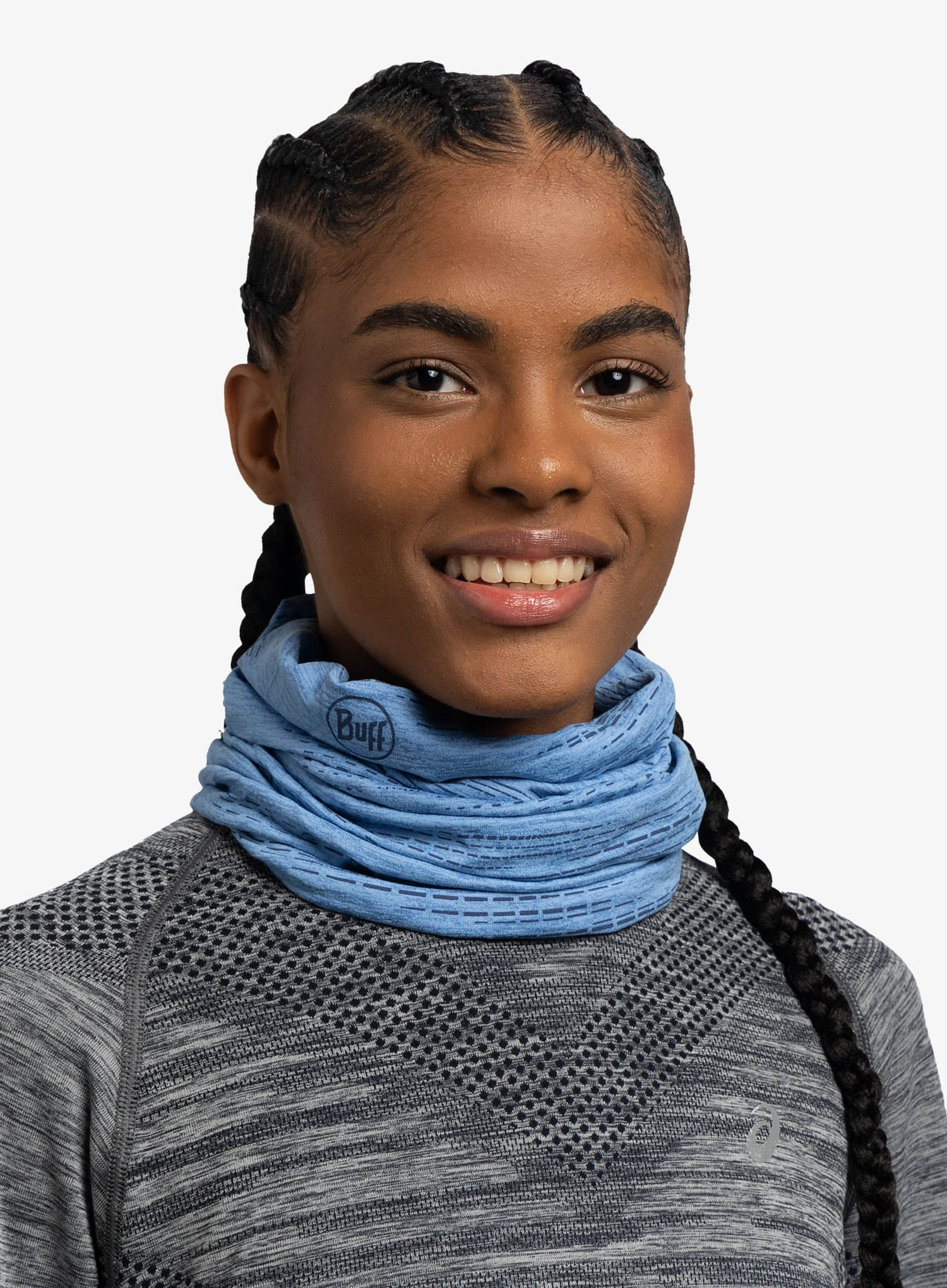 Večnamenska ruta Buff Dryflx - solid washed blue
