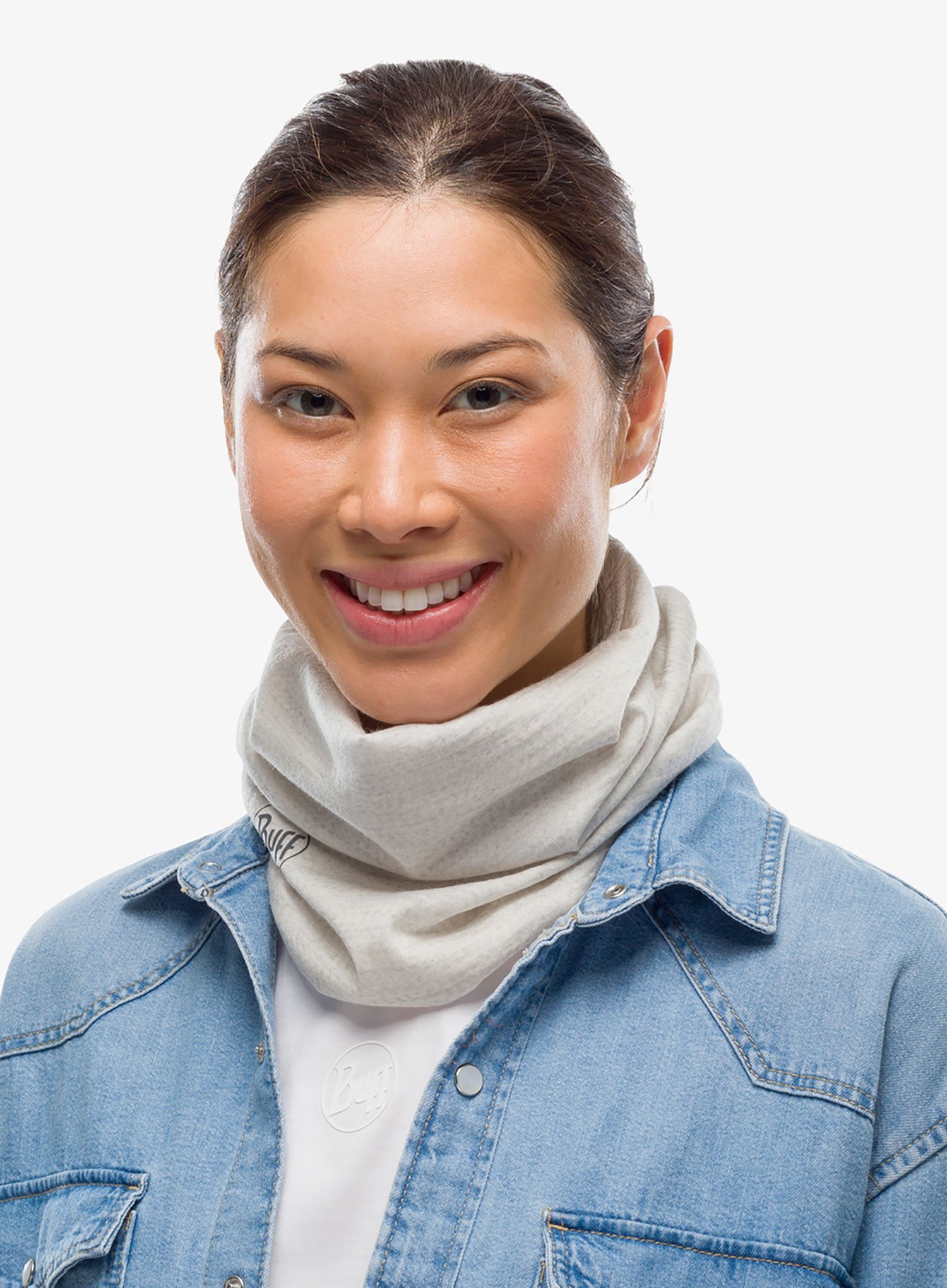 Večnamenska ruta Buff Lightweight Merino Wool - solid cloud