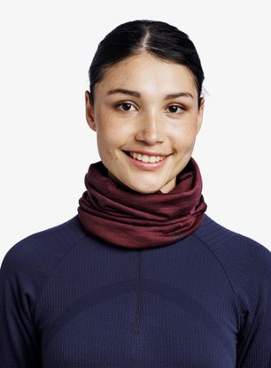 Večnamenska ruta Buff Lightweight Merino Wool - solid garnet