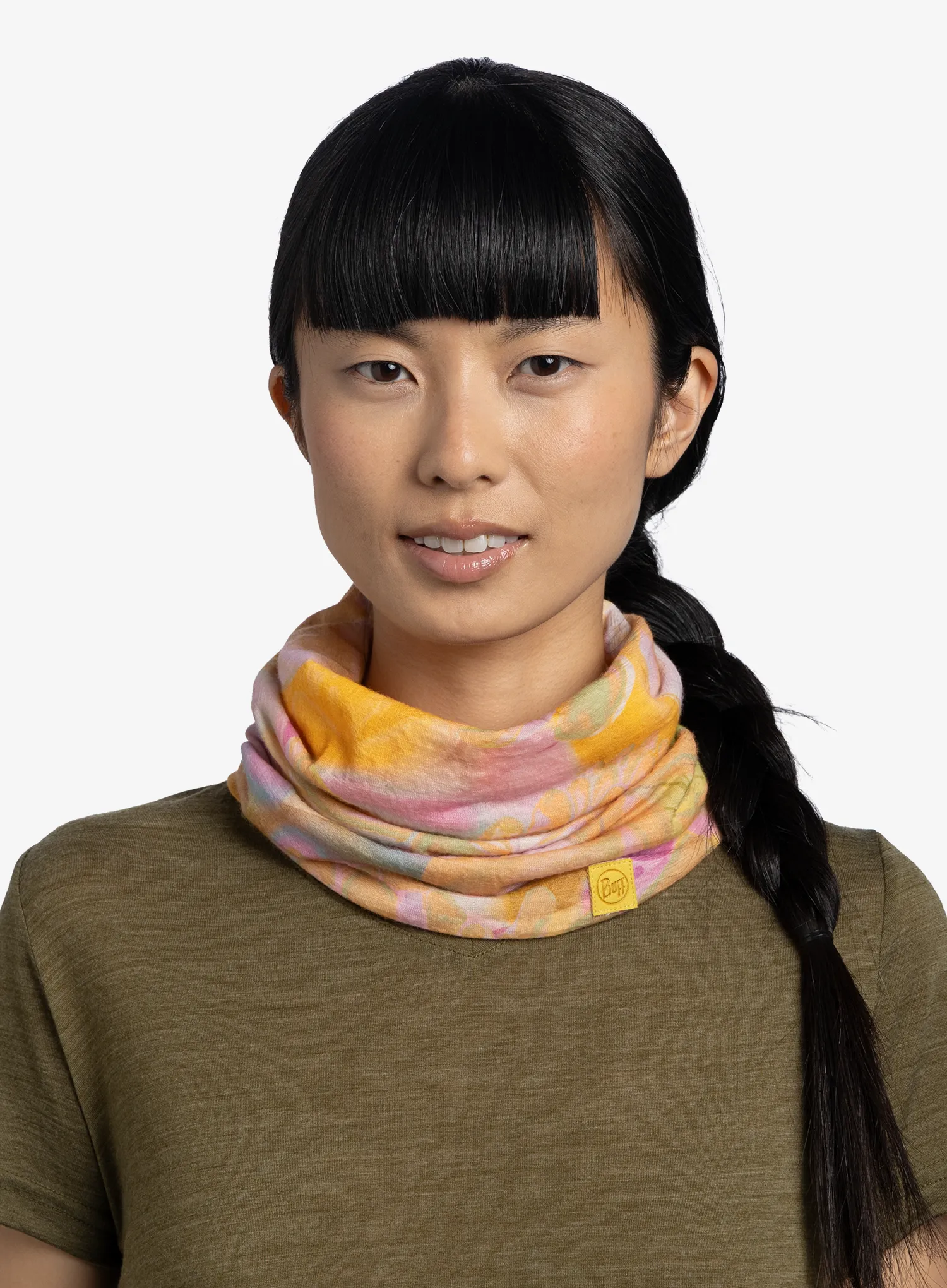Večnamenska ruta Buff Merino Lightweight Digital Prints - esmerald multi