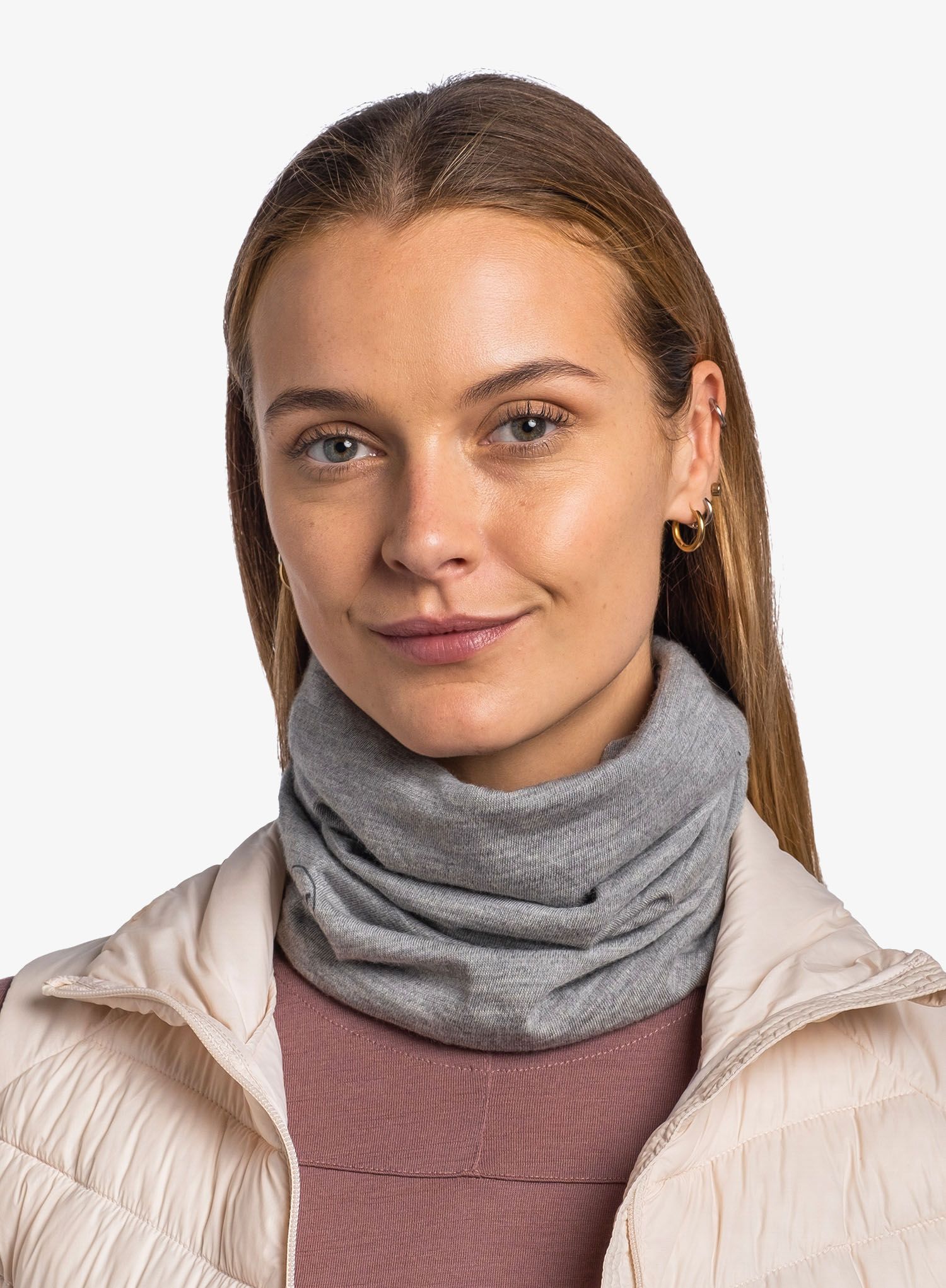 Večnamenska ruta Buff Merino Midweight - melange cloud