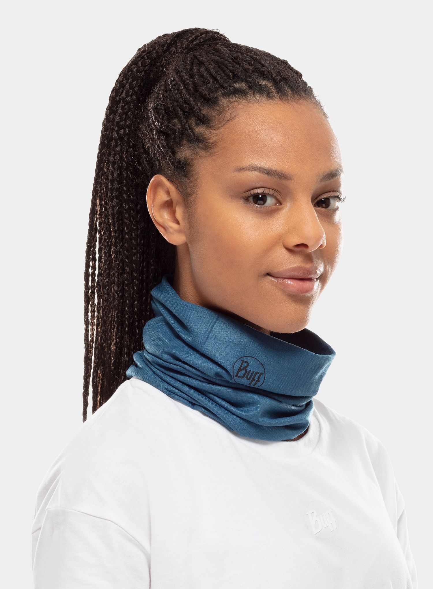 Večnamenska ruta Buff CoolNet UV+ Insect Shield - solid eclipse blue