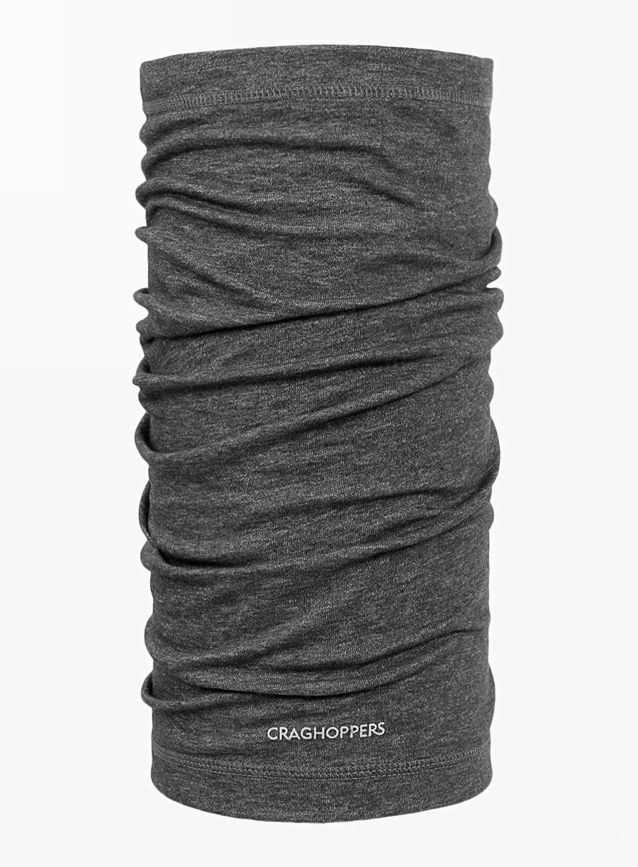 Večnamenska ruta Craghoppers NosiLife Tube Scarf - black pepper marl