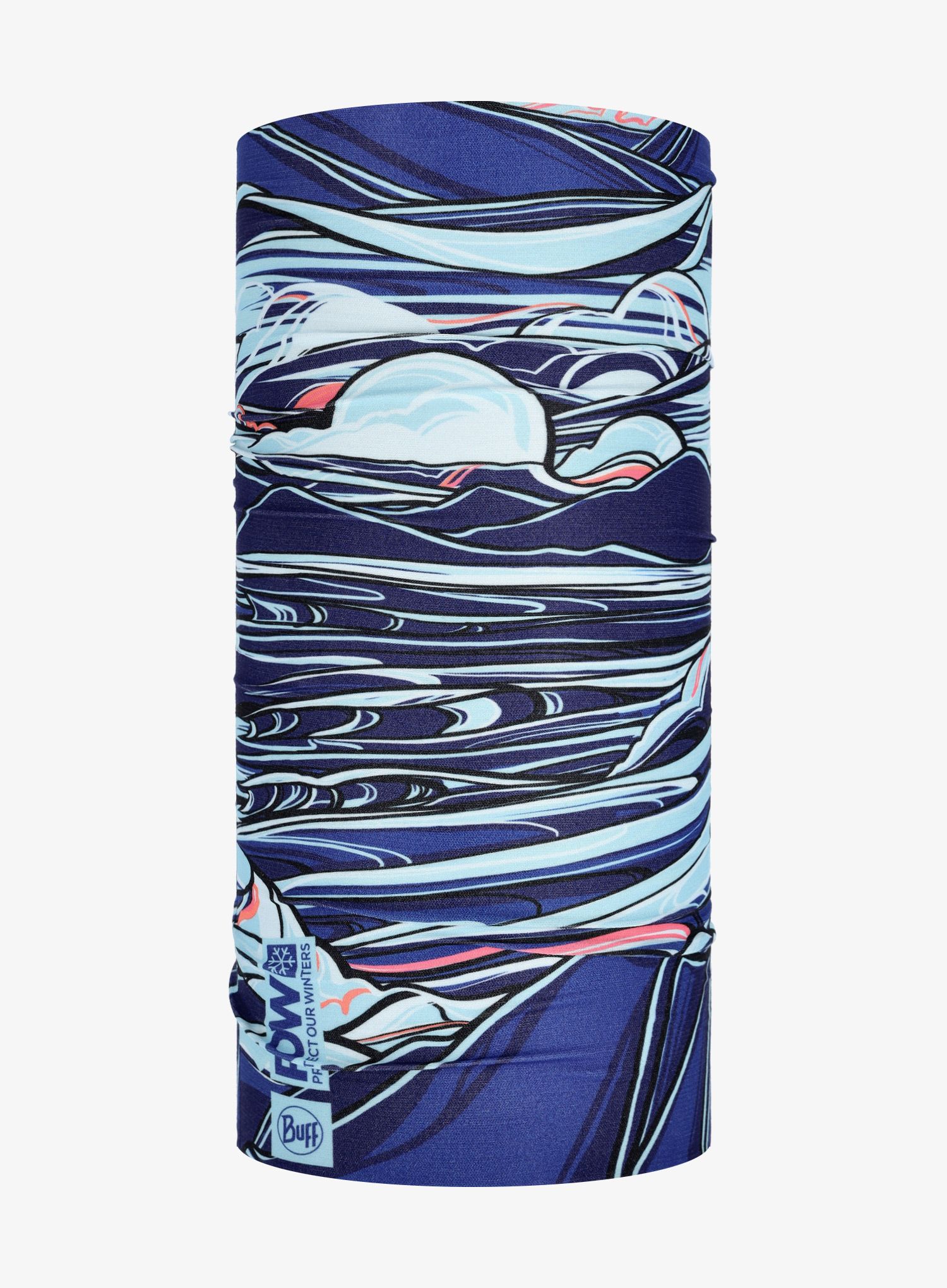 Večnamenska ruta Buff Coolnet UV - glacial lake blue