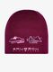 Kape Brubeck Merino Wool Hat Wspieram GOPR - plum
