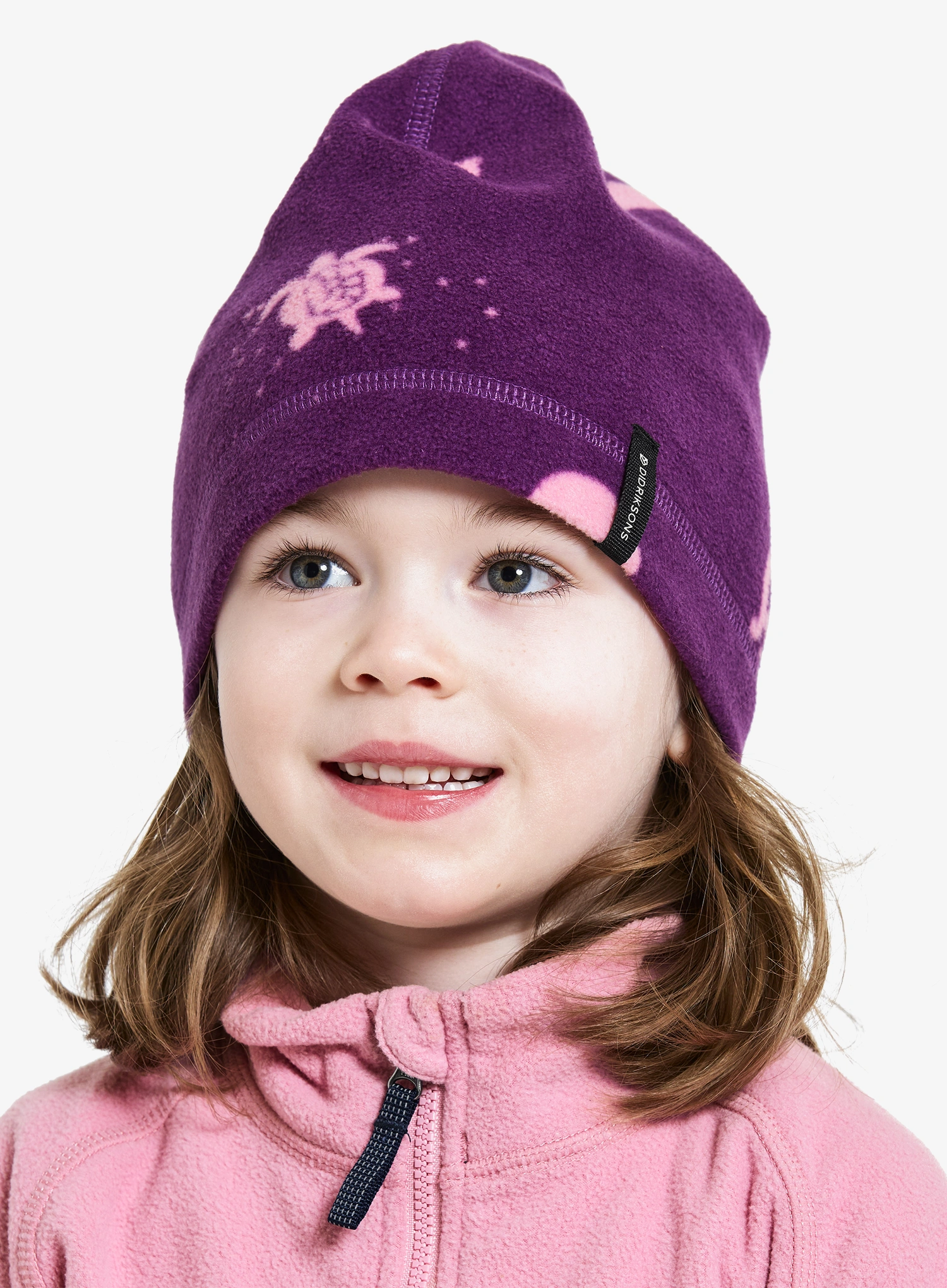 Otroška kapa Didriksons Monte Beanie - sweet pink