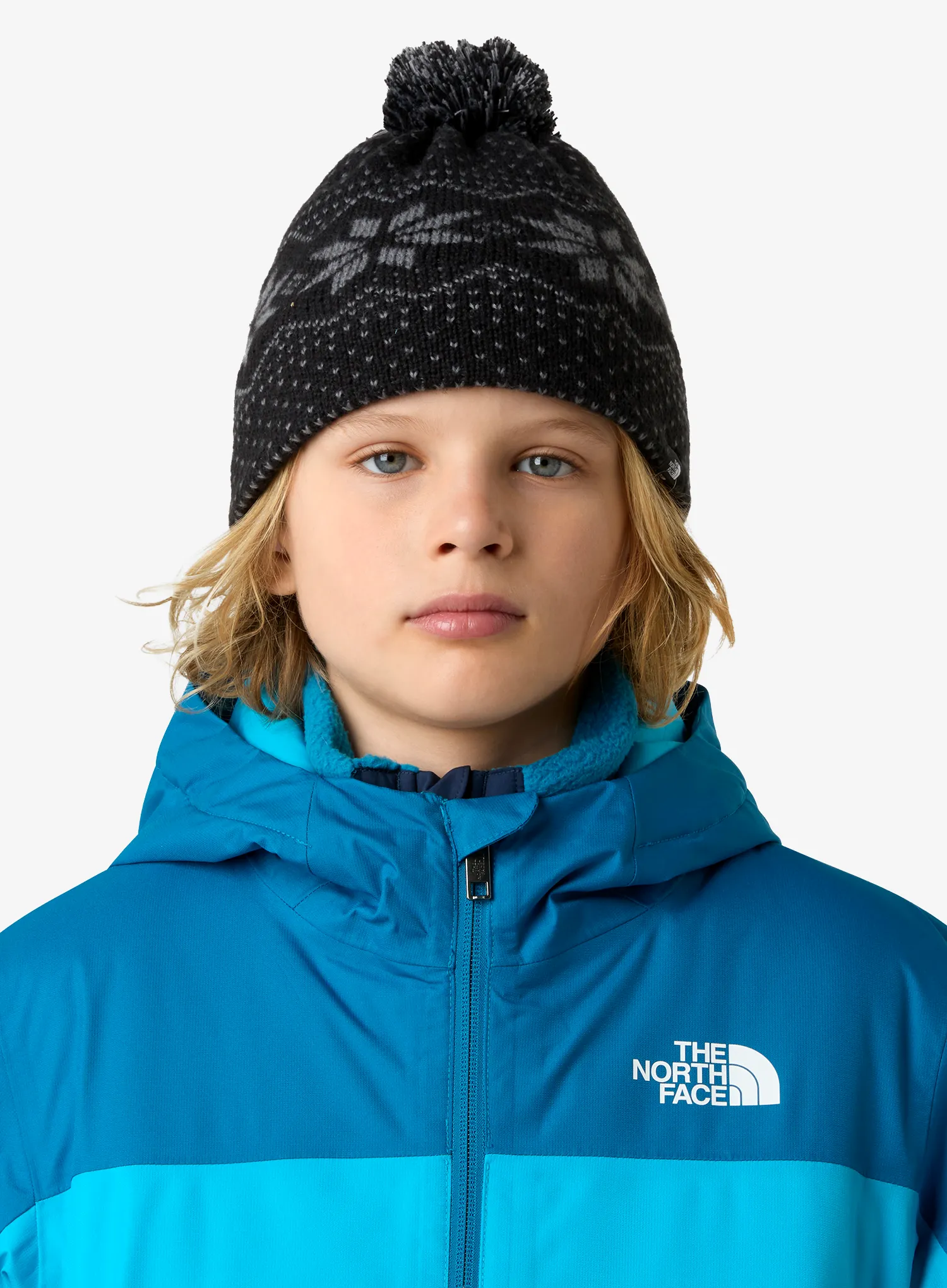 Otroška kapa The North Face Cabin Ski Tuke - tnf black jacquard
