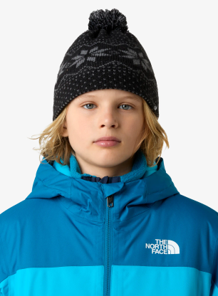 Otroška kapa The North Face Cabin Ski Tuke - tnf black jacquard