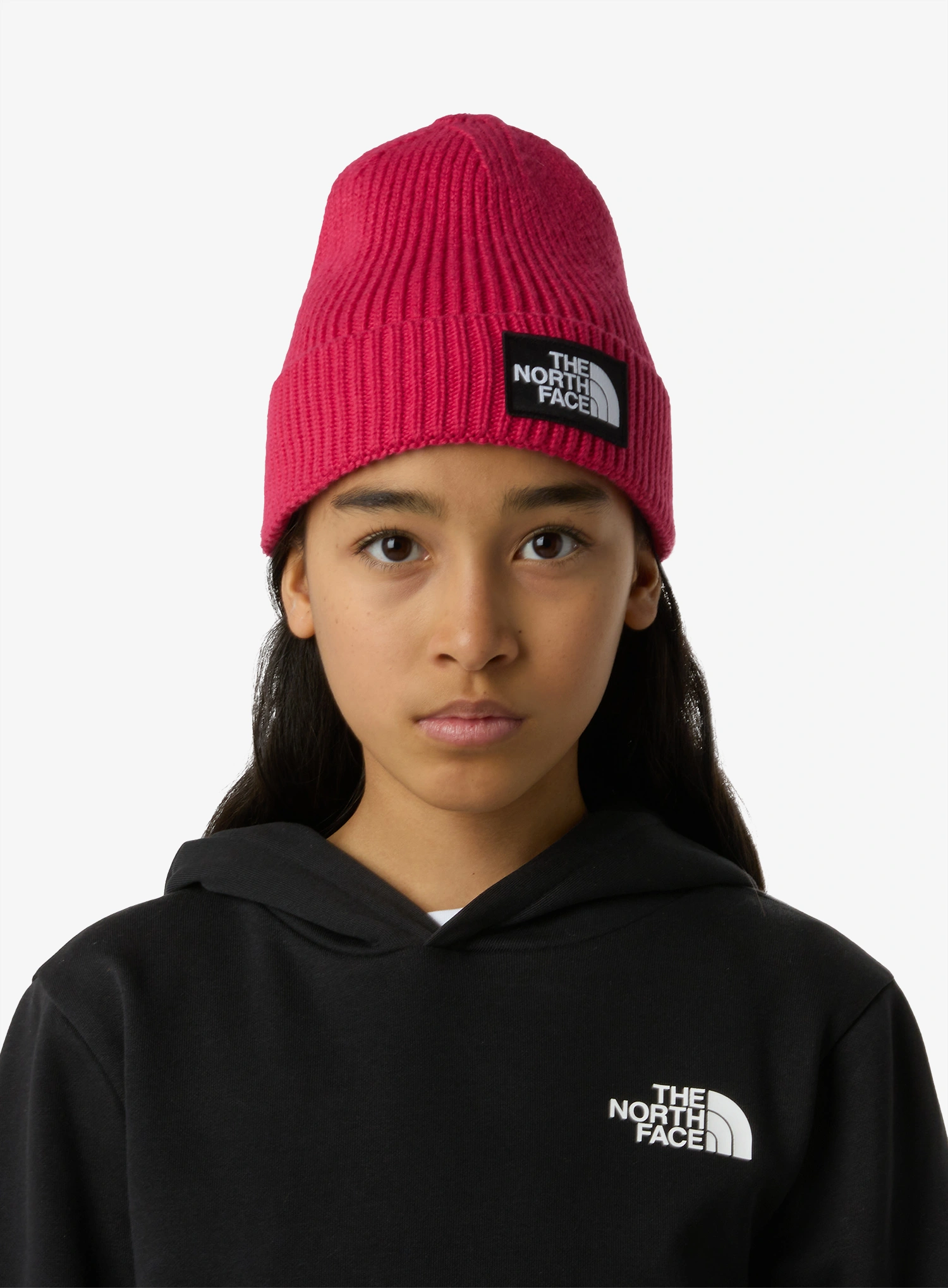 Otroška kapa The North Face Logo Box Cuffed Beanie - lali guran
