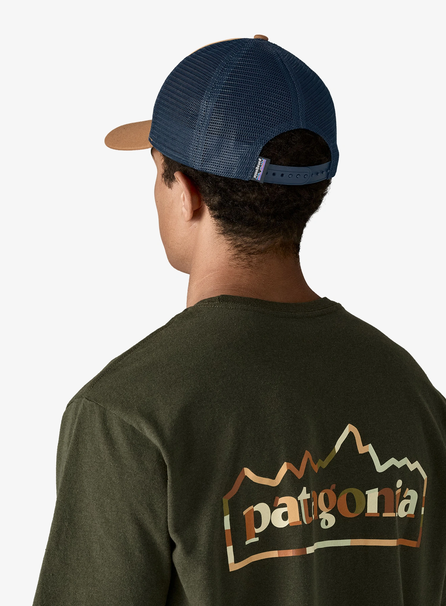 Kape Patagonia P-6 Logo LoPro Trucker Hat - talon gold