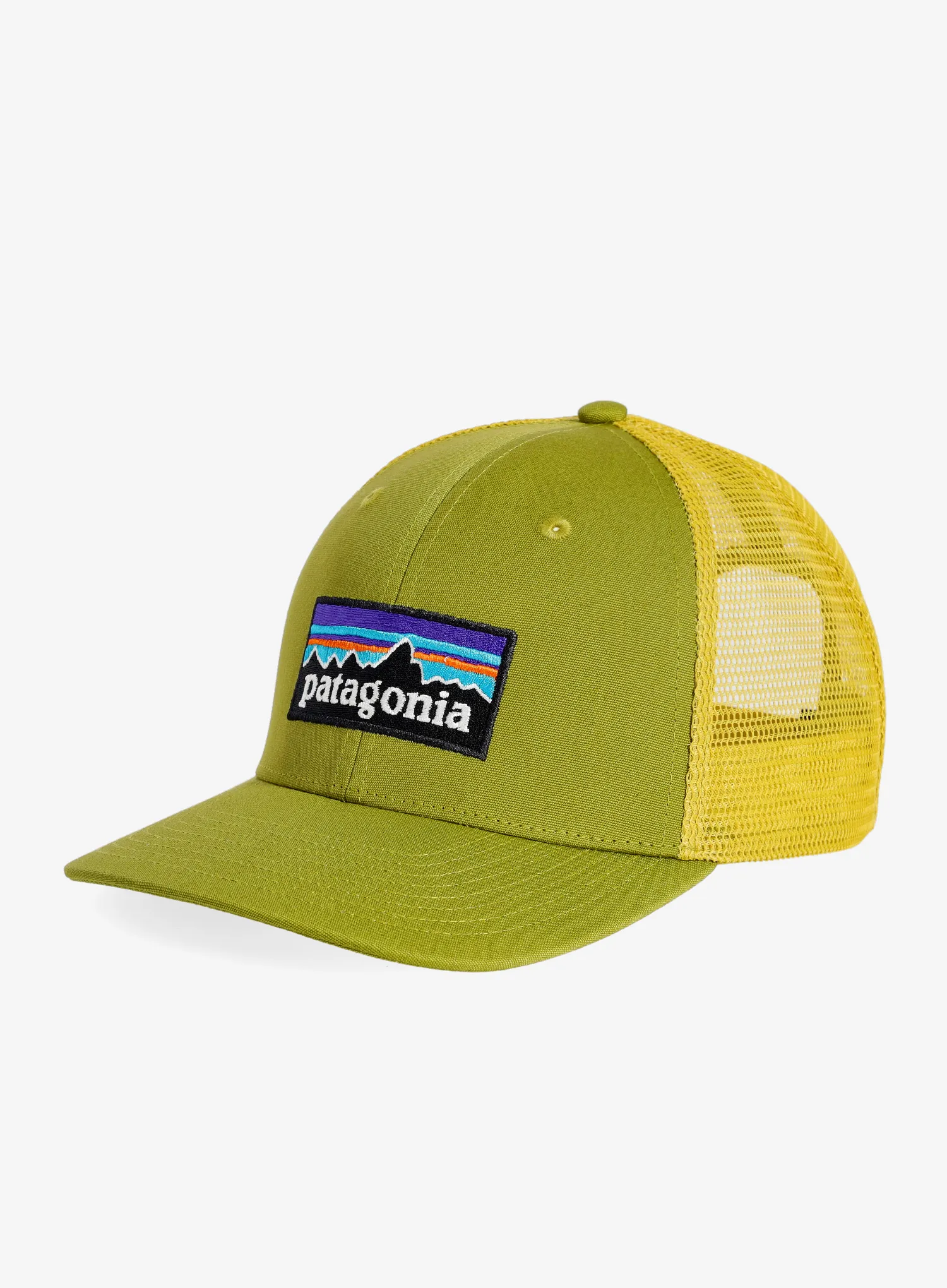 Kape Patagonia P-6 Logo Trucker Hat - graze green