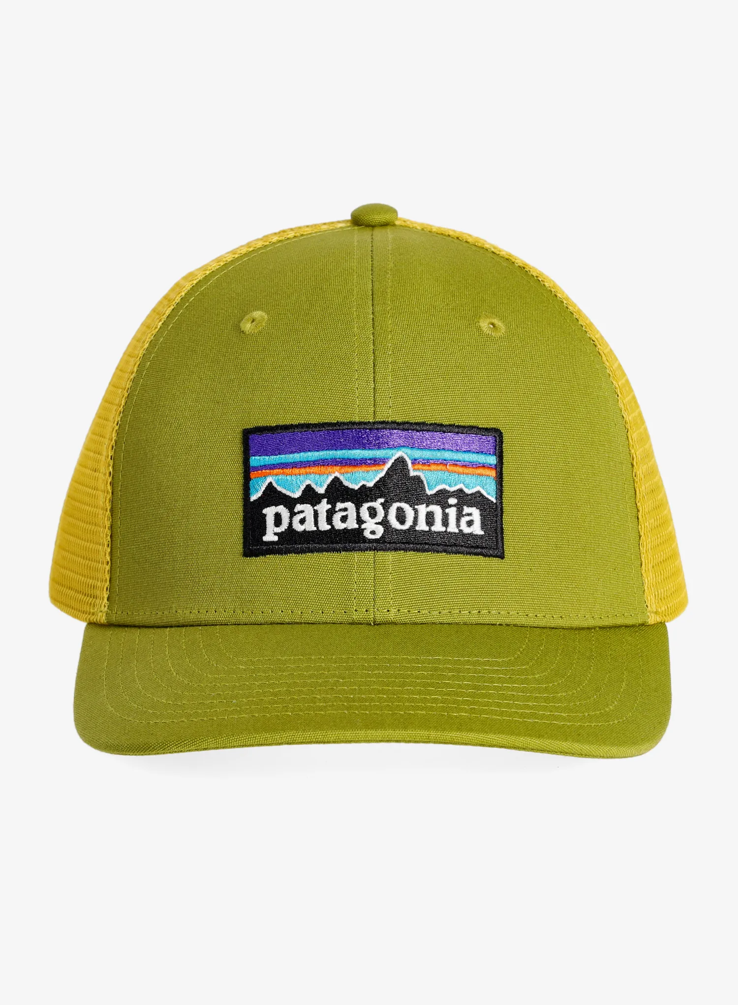 Kape Patagonia P-6 Logo Trucker Hat - graze green