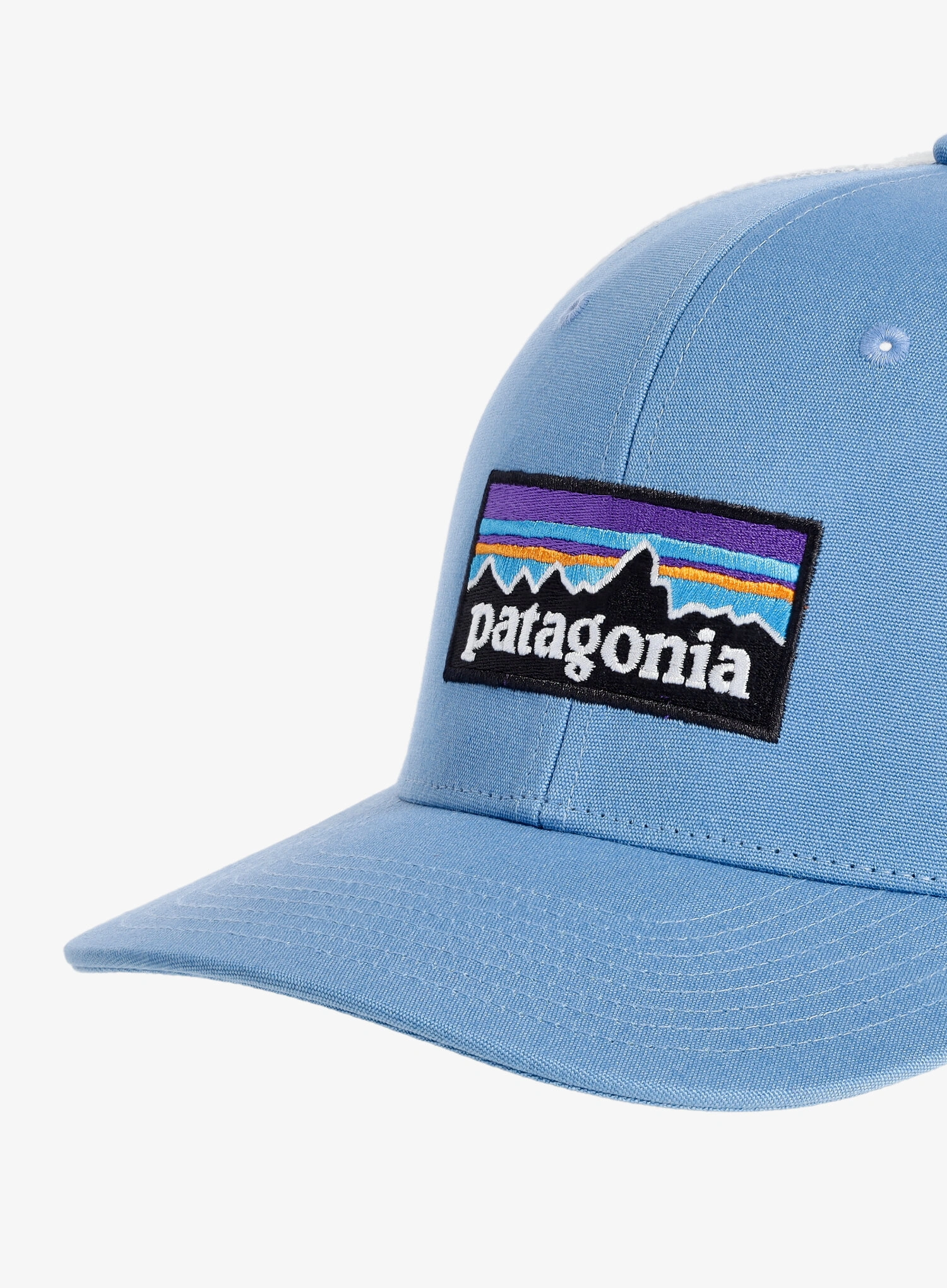 Kape Patagonia P-6 Logo Trucker Hat - shore blue