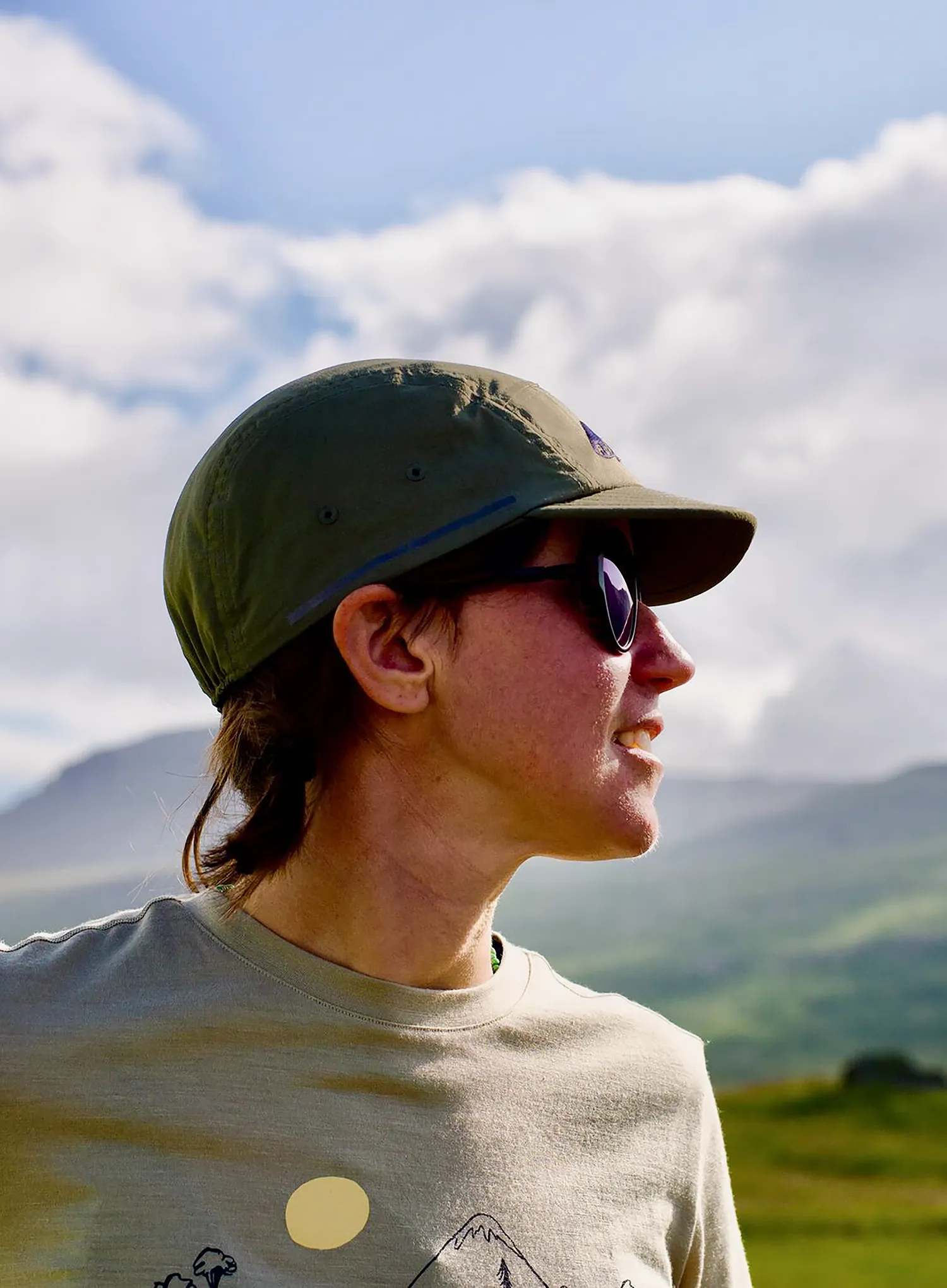 Kolesarska kapa Fjallraven Hoja Lugnt Cap - green