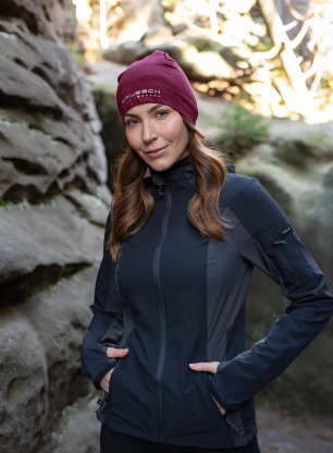 Termo kapa Brubeck Active Wool Hat - plum