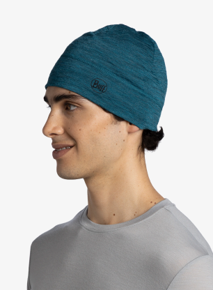 Termo kapa Buff Lightweight Merino Beanie - solid teal