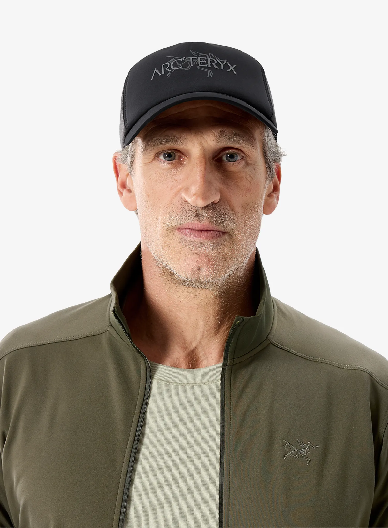 Kapa s šiltom Arcteryx Bird Word Trucker Hat - black/cloud