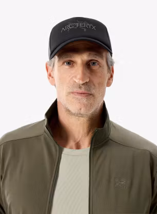Kapa s šiltom Arcteryx Bird Word Trucker Hat - black/cloud
