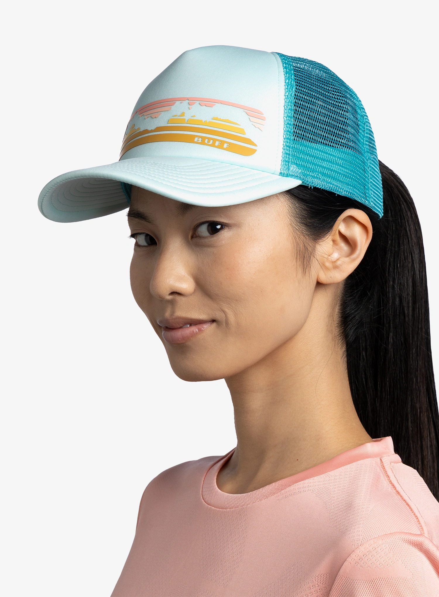 Kapa s šiltom Buff Trucker Cap - chara mint