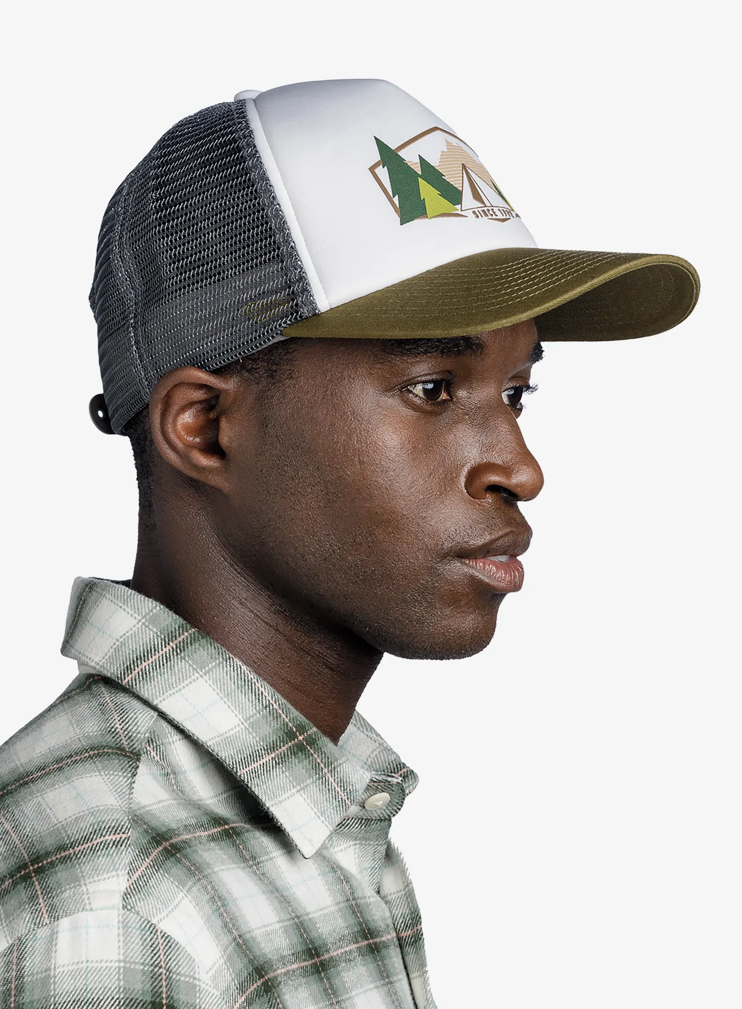 Kapa s šiltom Buff Trucker Cap - darryl white