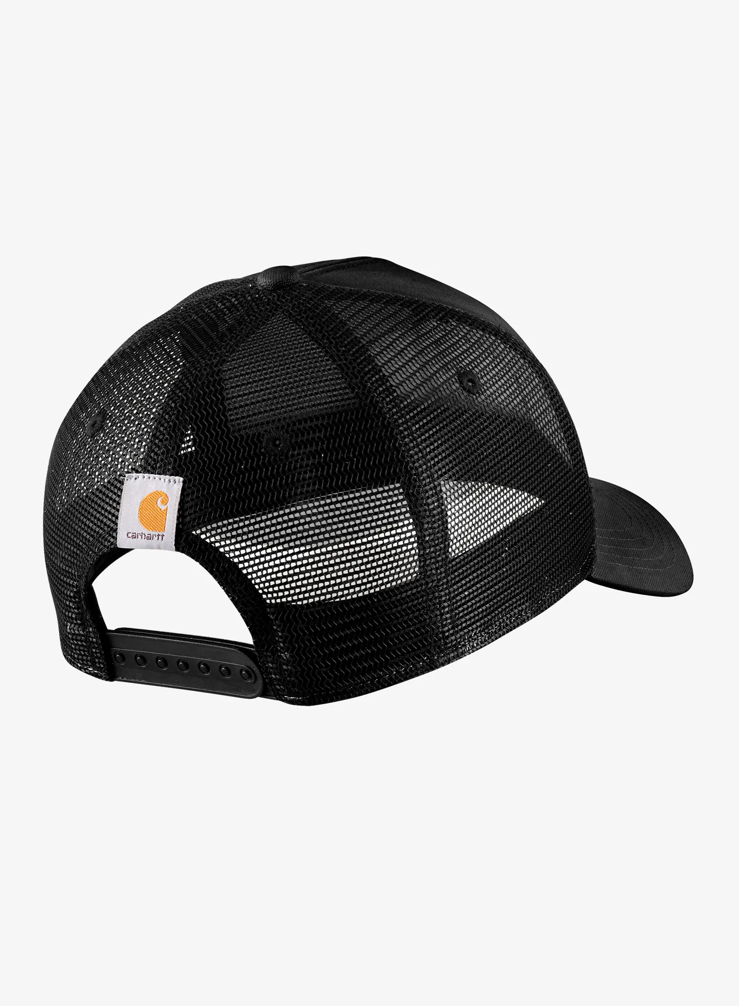 Kapa s šiltom Carhartt Rugged Flex Twill Mesh-Back Script Patch Cap - black