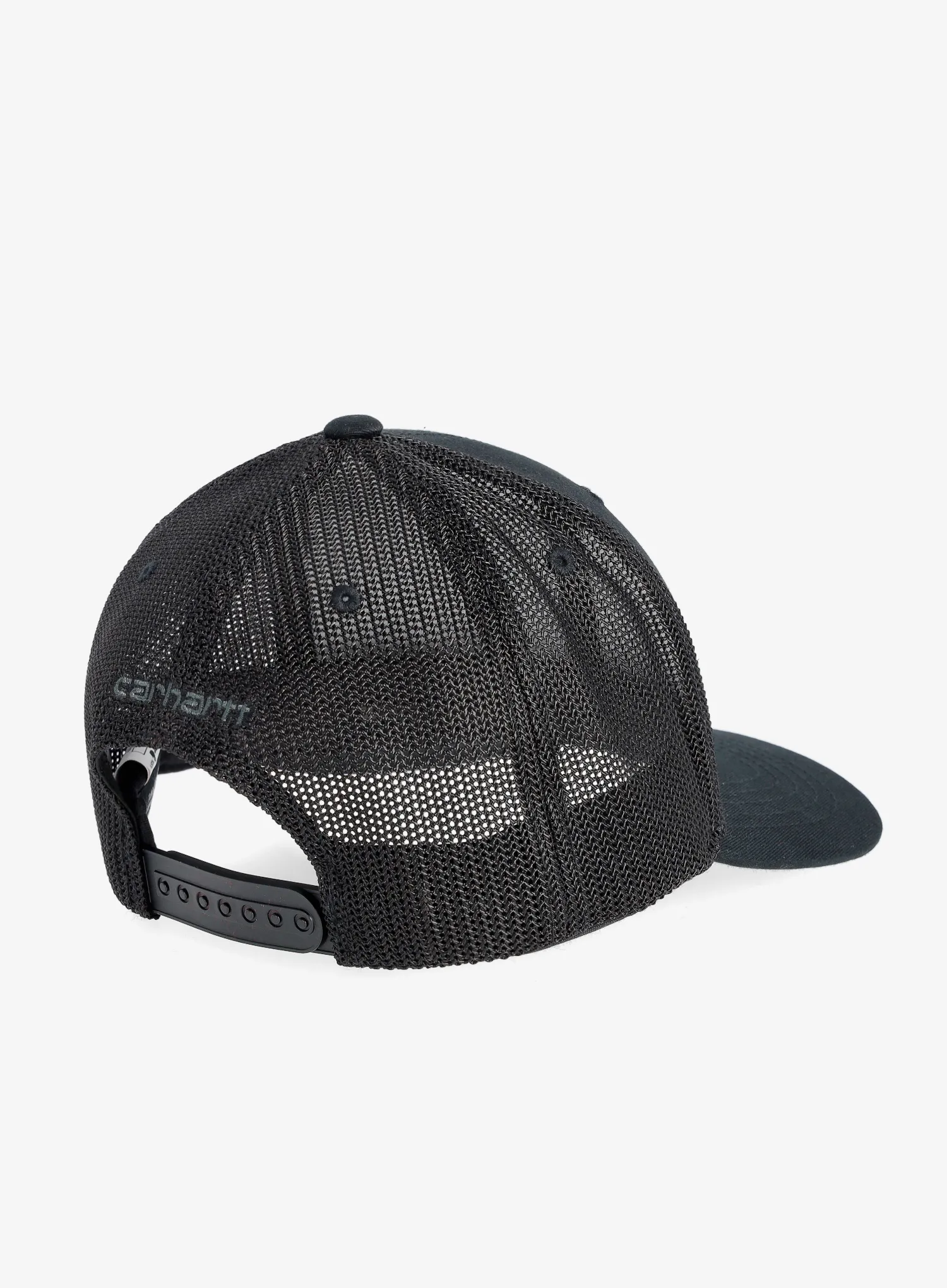 Kapa s šiltom Carhartt Twill Mesh-Back Logo Patch Cap - black