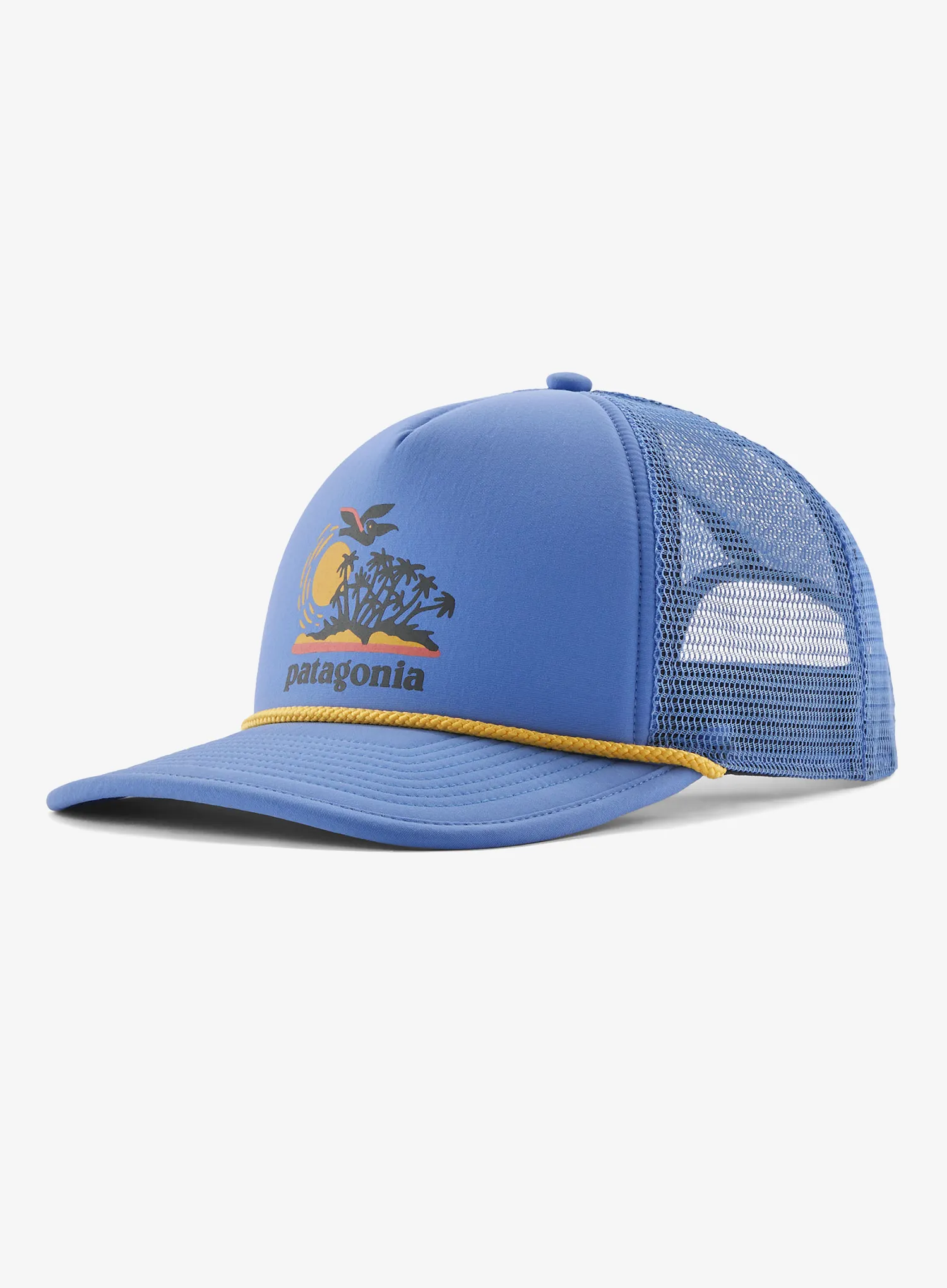 Kapa s šiltom Patagonia Broadcaster Hat - palm island/abundant blue