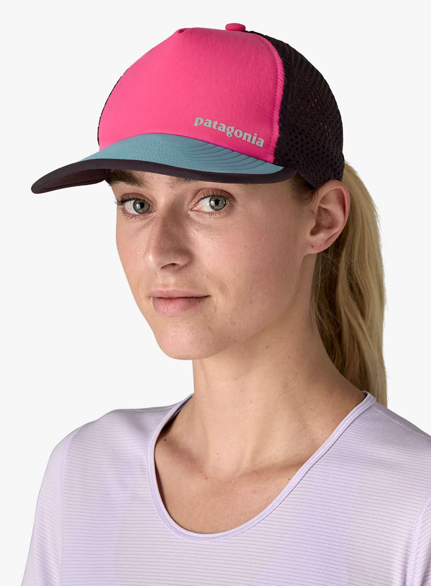 Kapa s šiltom Patagonia Duckbill Trucker Hat - luminous pink