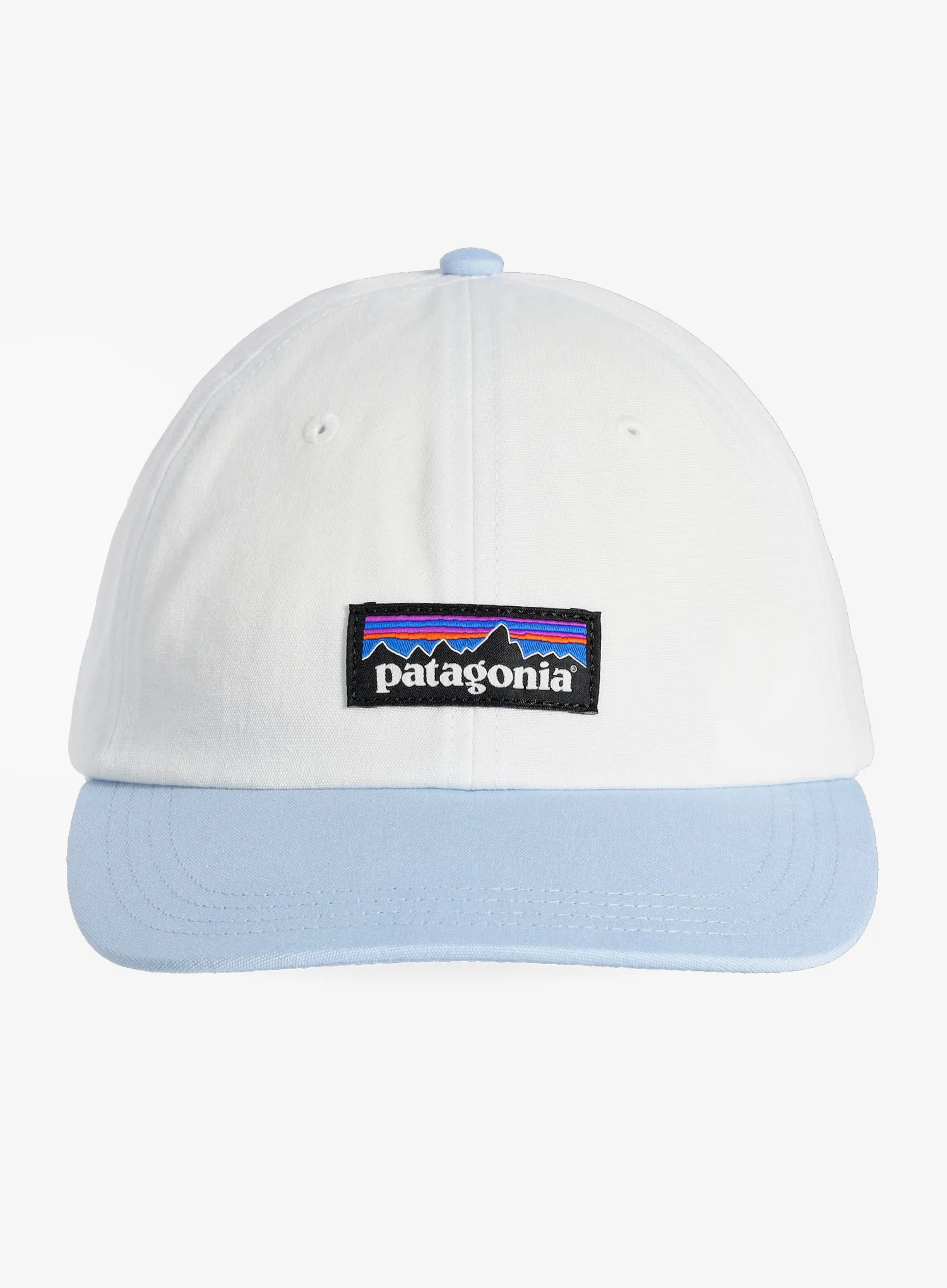 Kapa s šiltom Patagonia P-6 Label Trad Cap - birch white/fleck blue