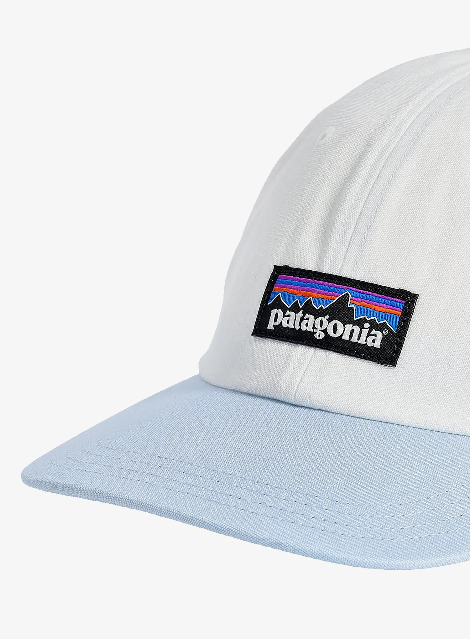 Kapa s šiltom Patagonia P-6 Label Trad Cap - birch white/fleck blue