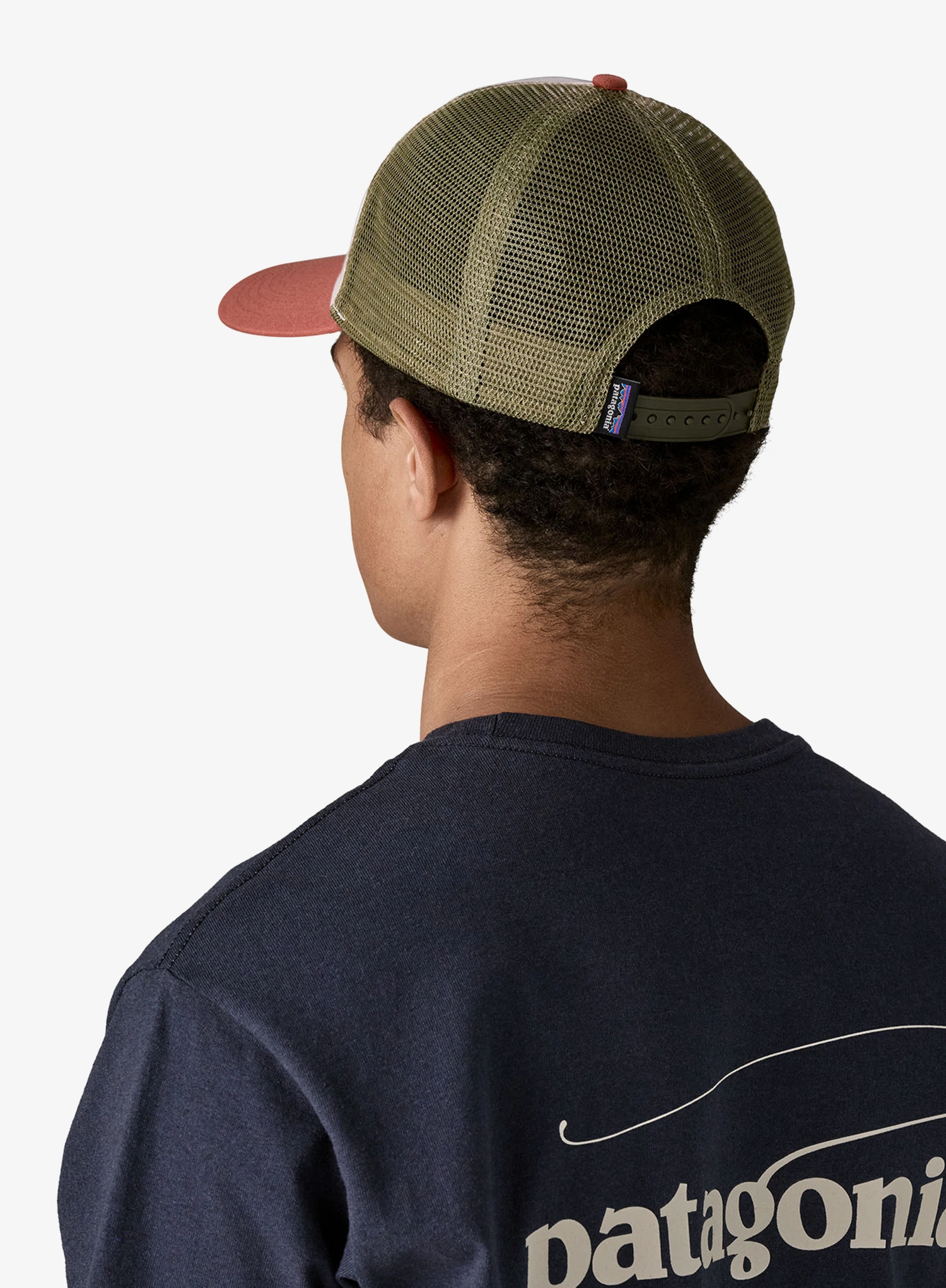Kapa s šiltom Patagonia P-6 Logo LoPro Trucker Hat - birch white