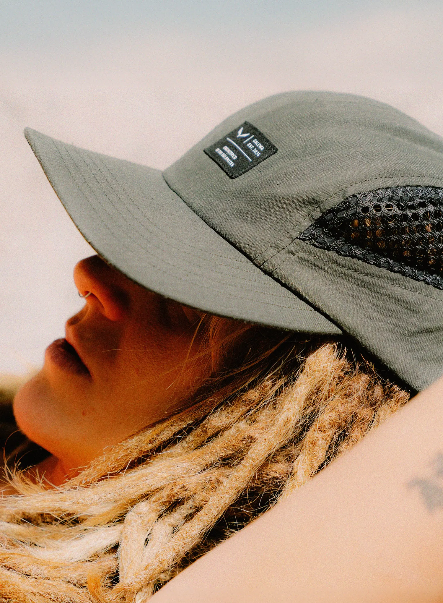 Kapa s šiltom Salewa Hemp Flex 5 Panel Cap - olive