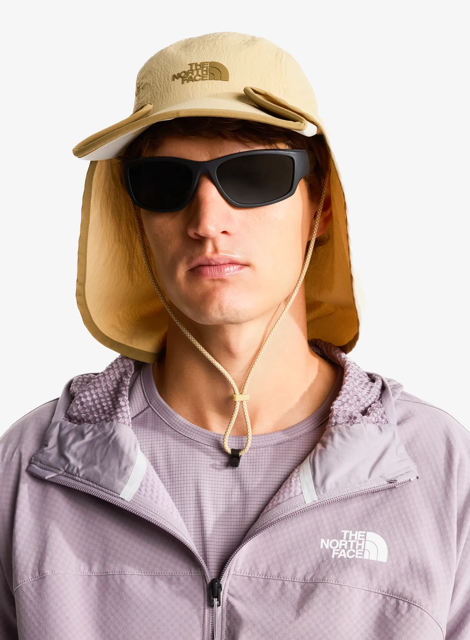 Kapa s šiltom The North Face Class V Convertible Sunshield - khaki stone/cedar