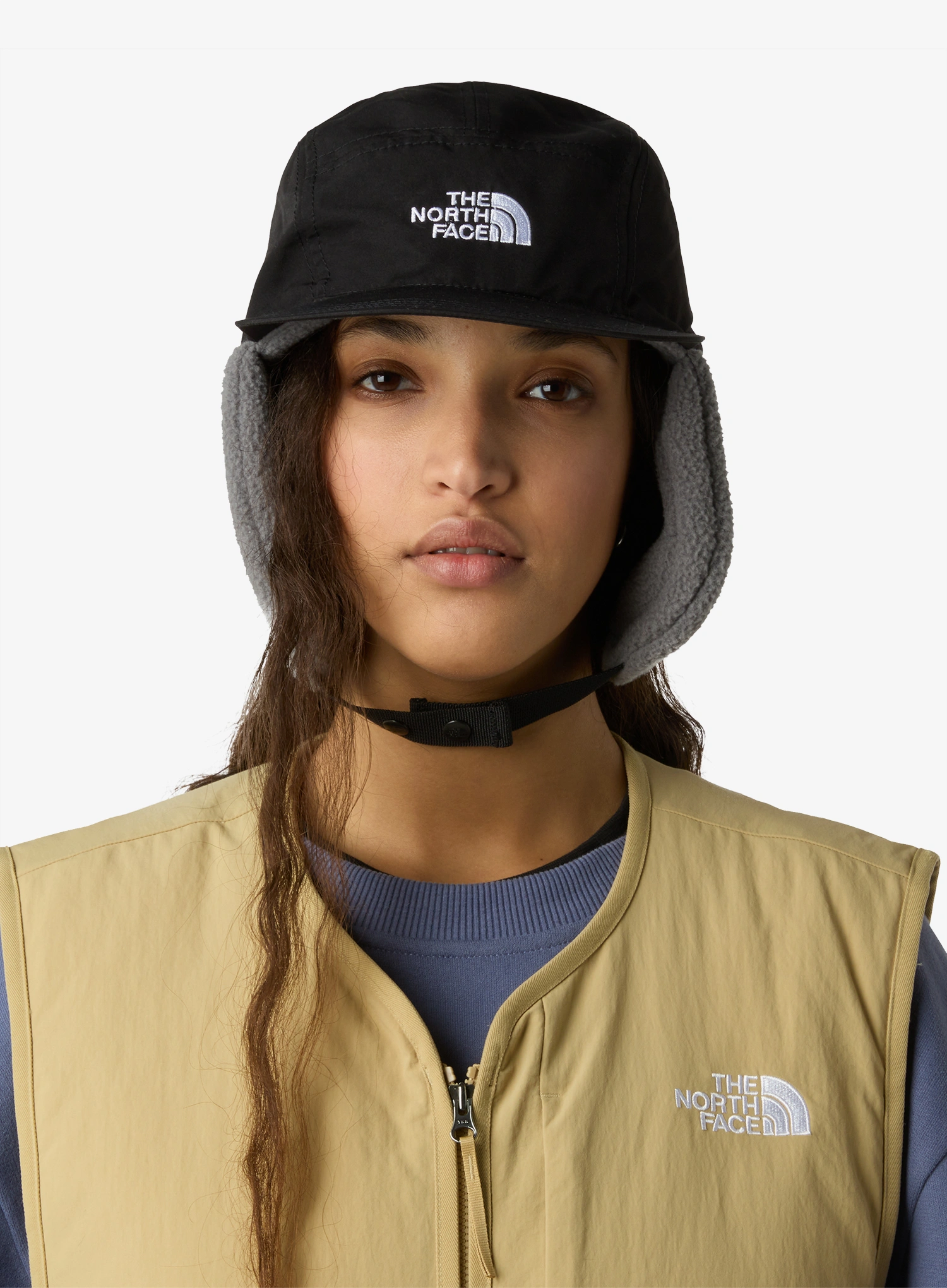 Kapa s šiltom The North Face Yumiori Trapper - tnf black/smoked pearl