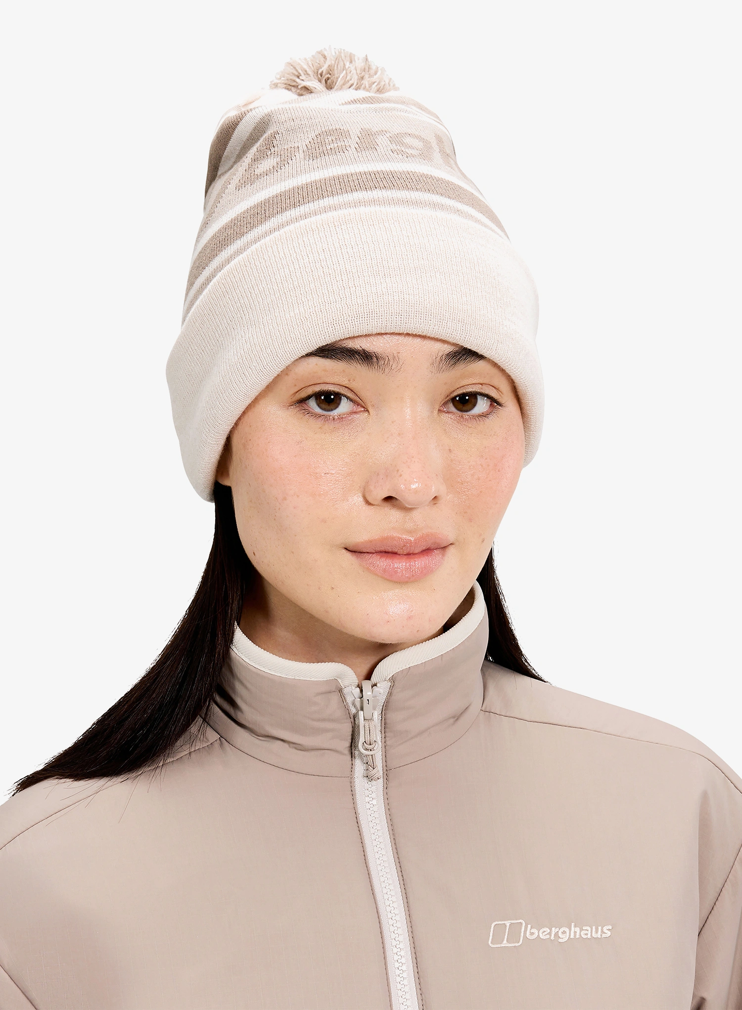 Zimska kapa Berghaus Berg Beanie - stone/char/taupe