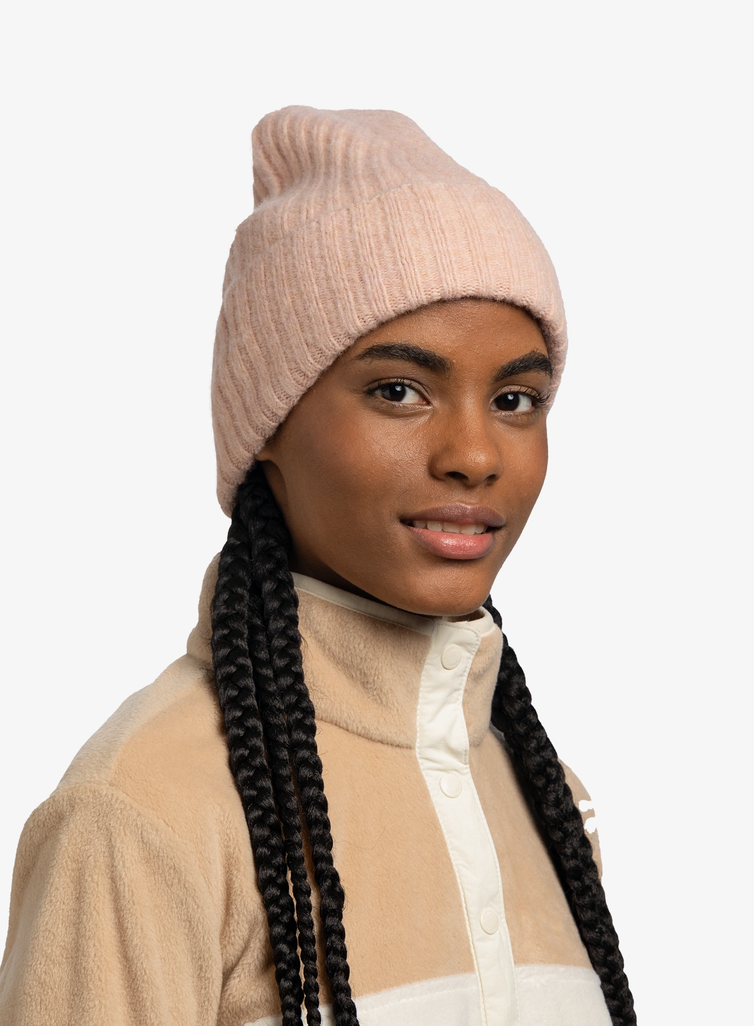 Zimska kapa Buff Nilah - peach beige