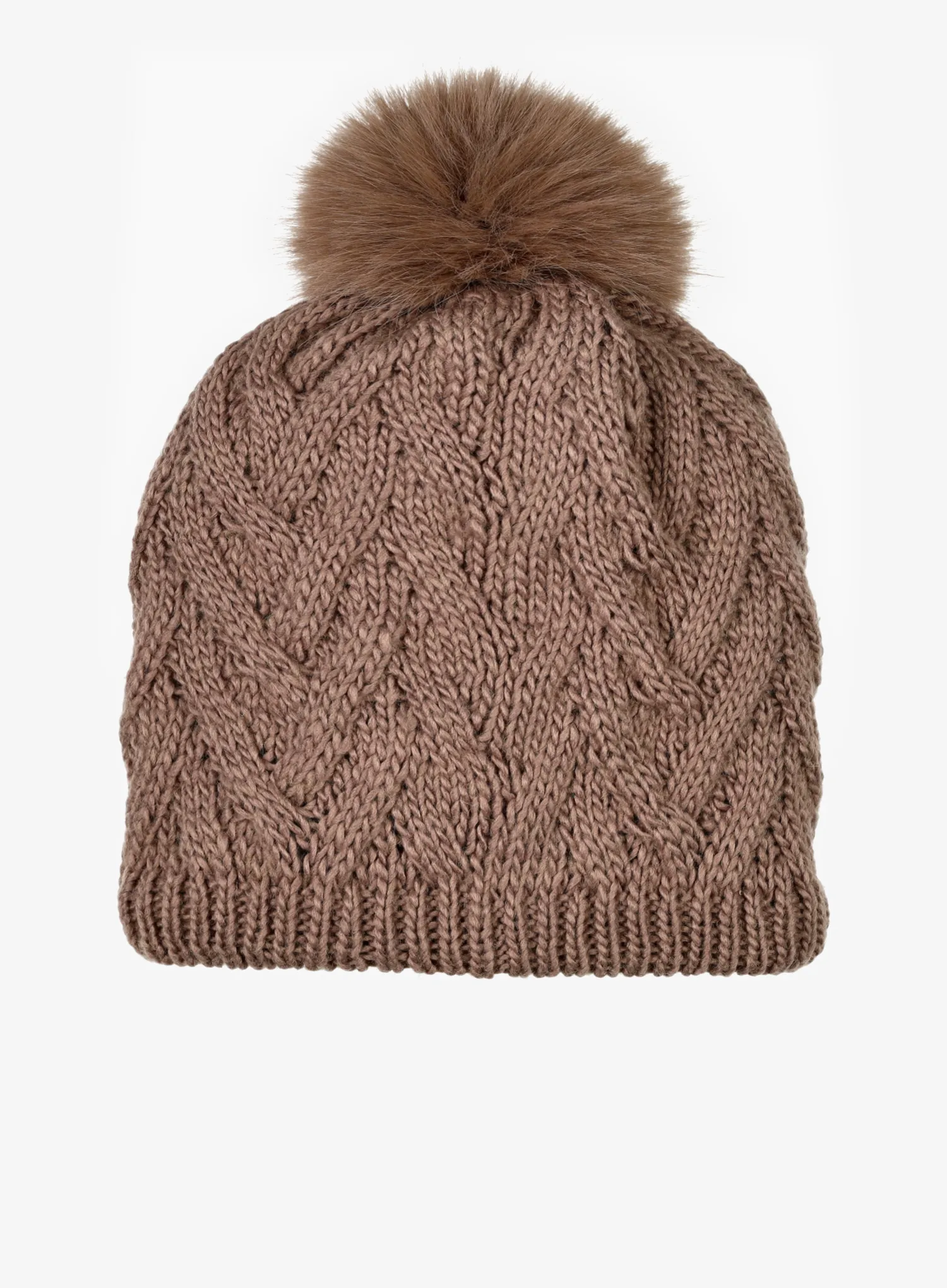 Ženska zimska kapa Buff Knitted&Fleece Beanie Caryn - cobblestone