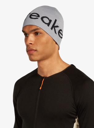 Zimska kapa Icebreaker Merino Icebreaker Beanie - alloy/black