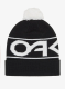 Zimska kapa Oakley Factory Cuff Beanie - black/white logo