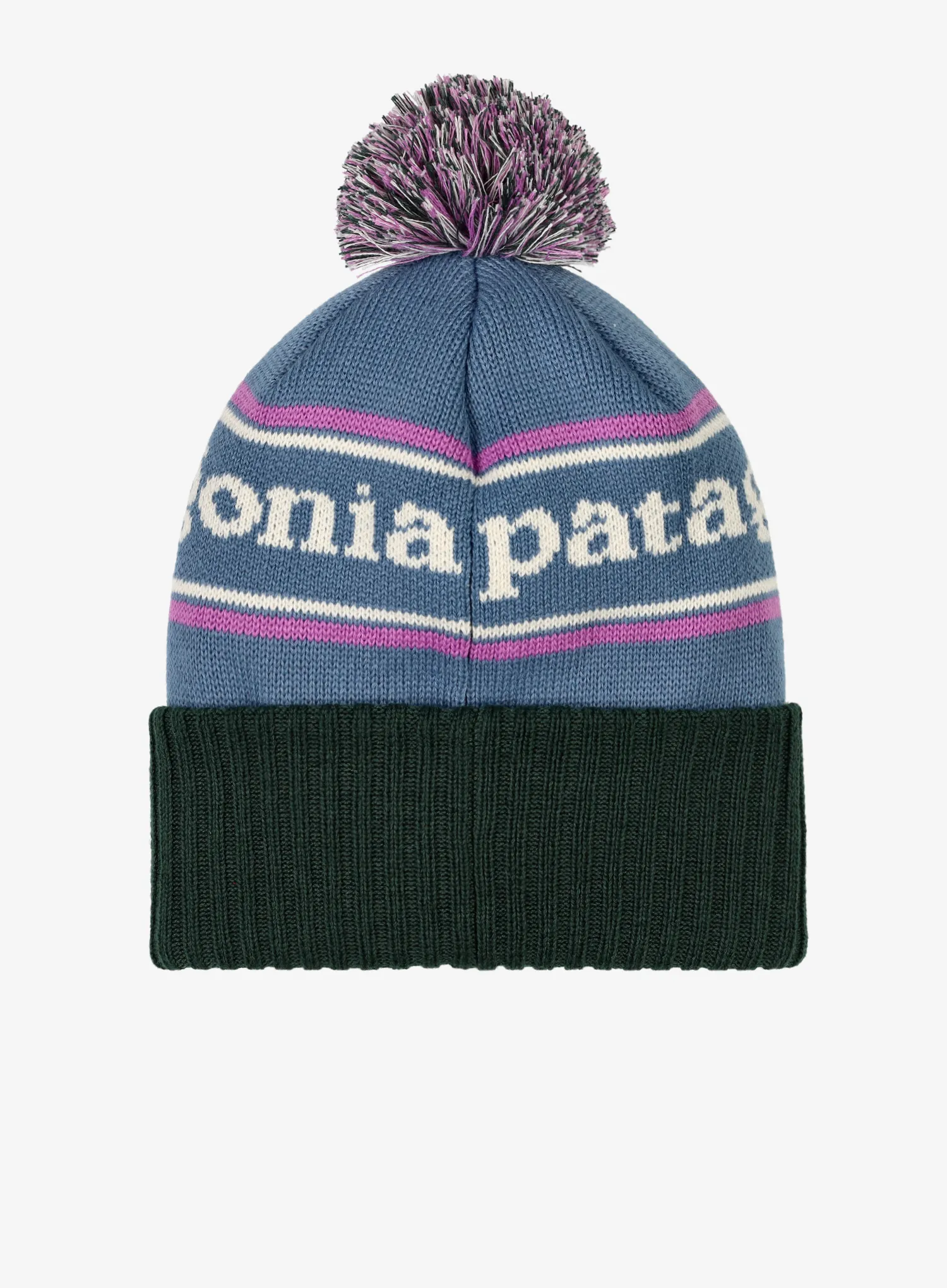 Zimska kapa Patagonia Powder Town Beanie - park stripe/barnacle blue