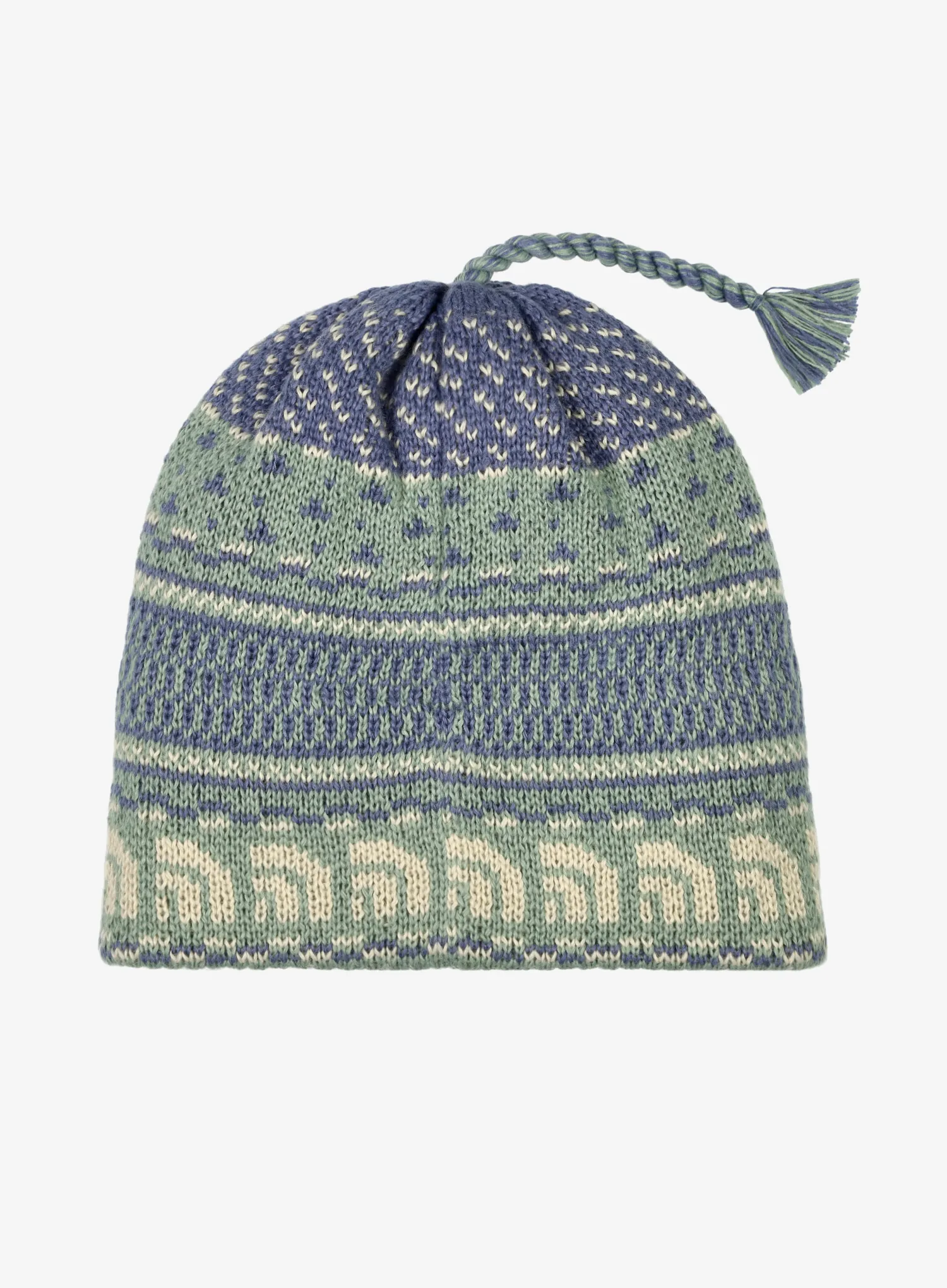 Zimska kapa The North Face Cabin Ski Tuke - slate moss jacquard/tassel