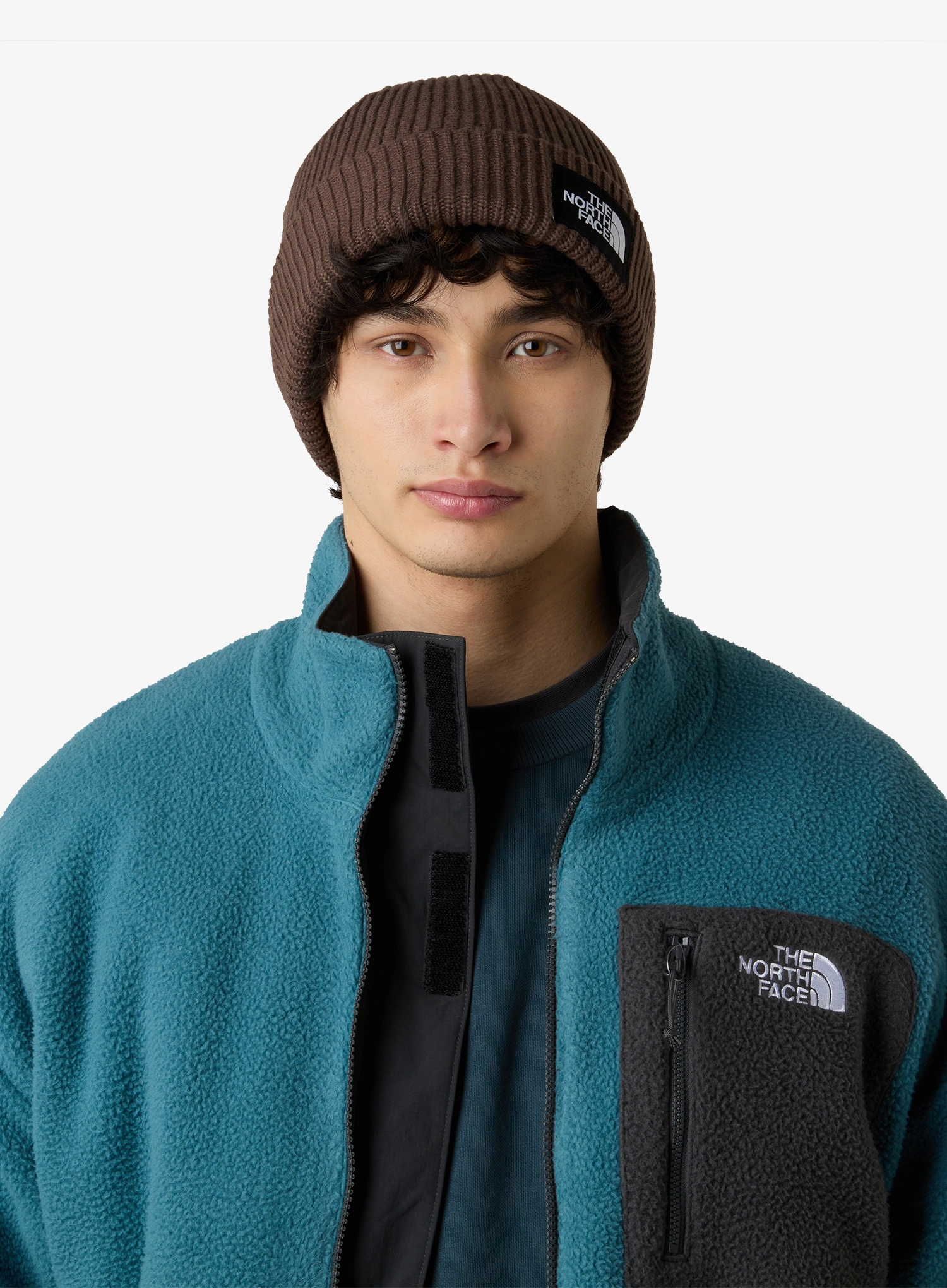 Zimska kapa The North Face Salty Lined Beanie - smokey brown