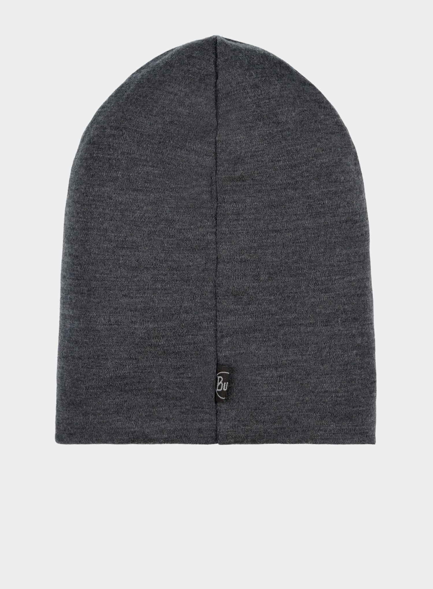 Kape Buff Heavyweight Merino Wool Hat - solid grey